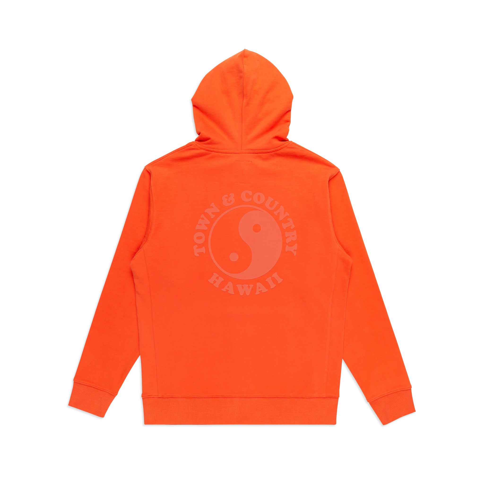 T&C Surf Designs YY Embossed Hooded Fleece - Tangerine