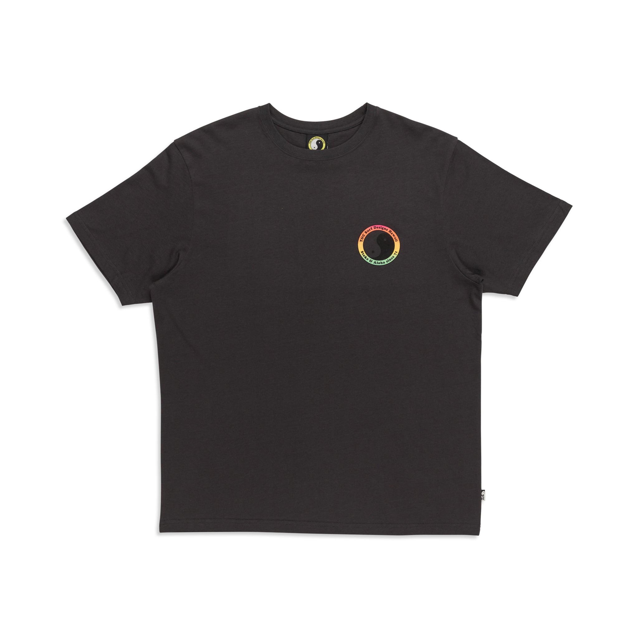 T&C Surf Designs YY 71 Logo S/S Tee - Washed Black
