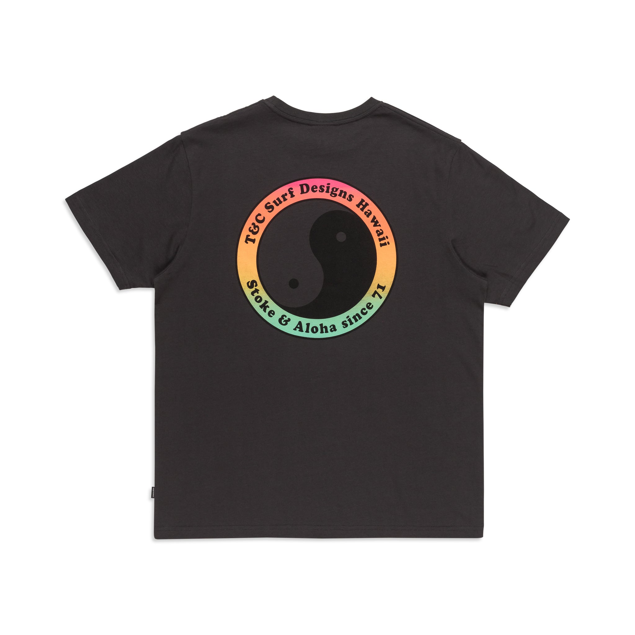 T&C Surf Designs YY 71 Logo S/S Tee - Washed Black