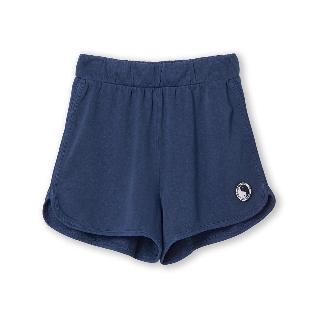 T&C Surf Designs Women Plain Fleece Short-Dark Navy