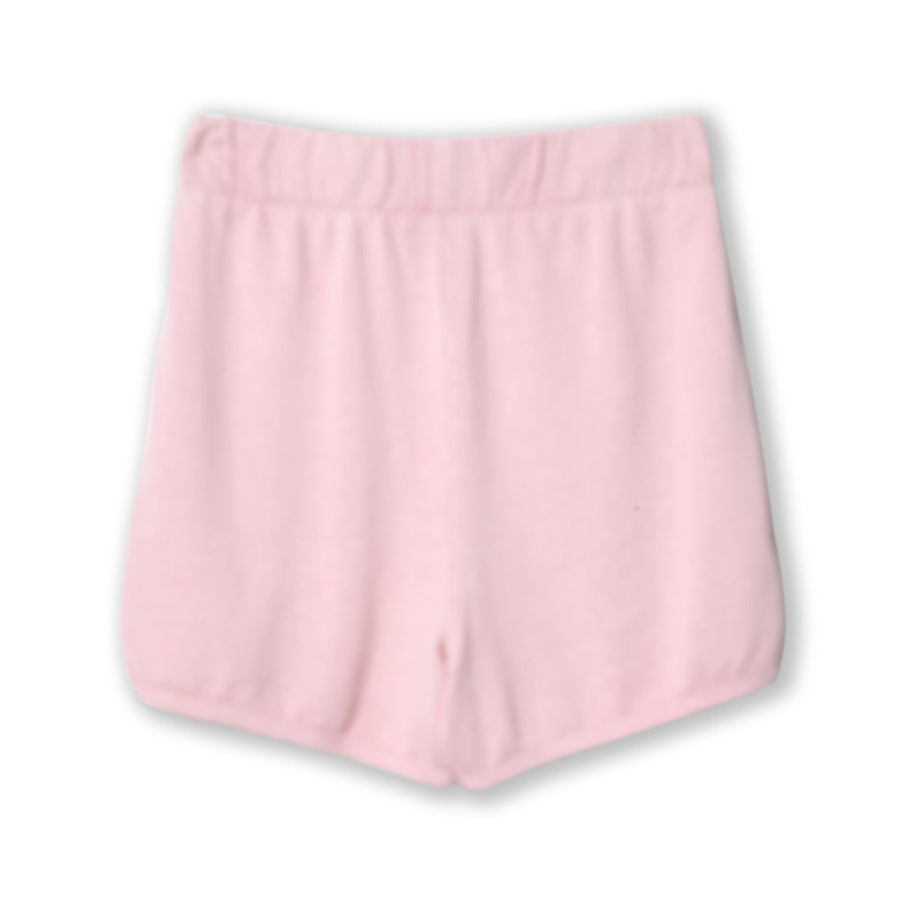 T&C Surf Designs Women Plain Fleece Short-Old Pink