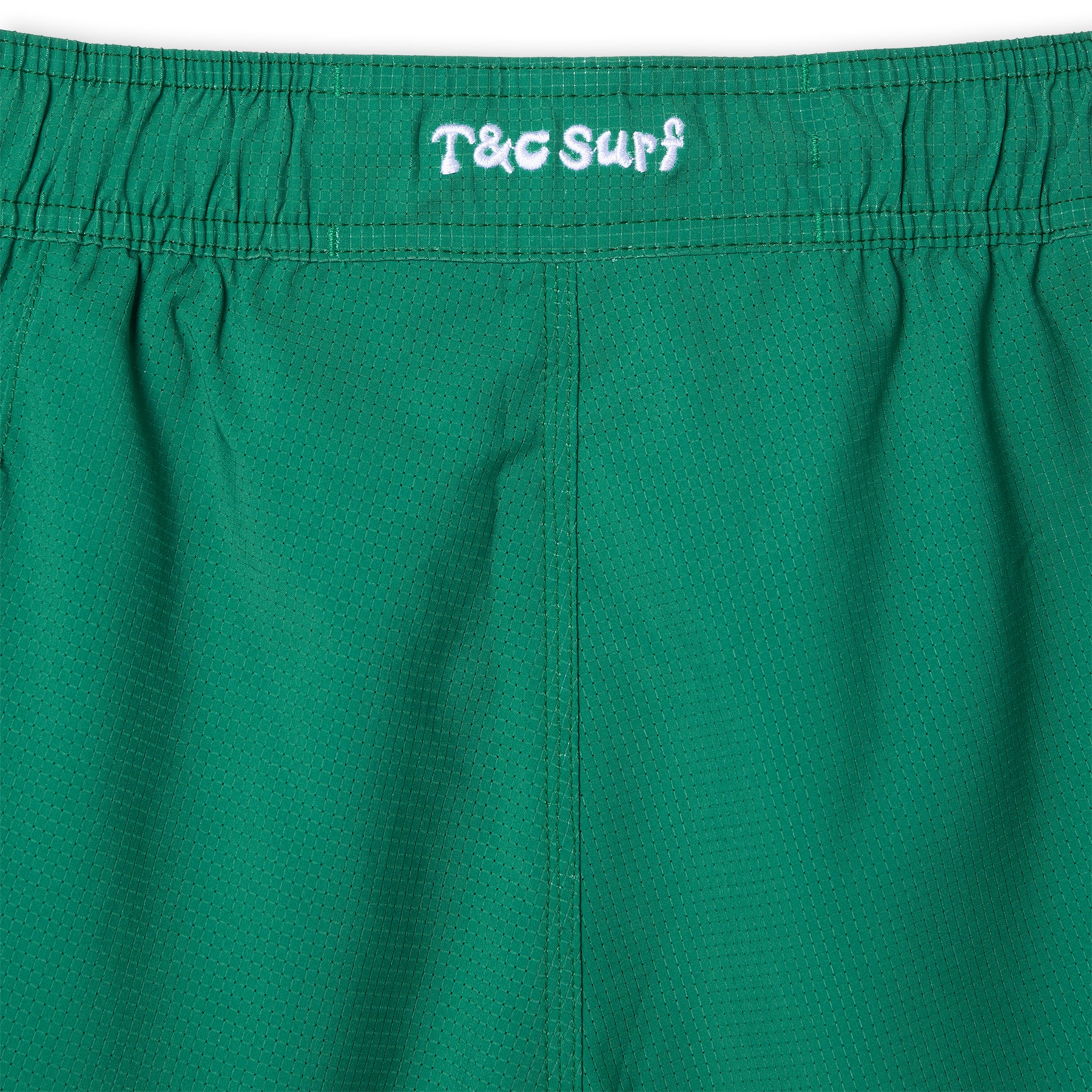 T&C Surf Designs Elastic Scalop 19"  Beach Short-Green