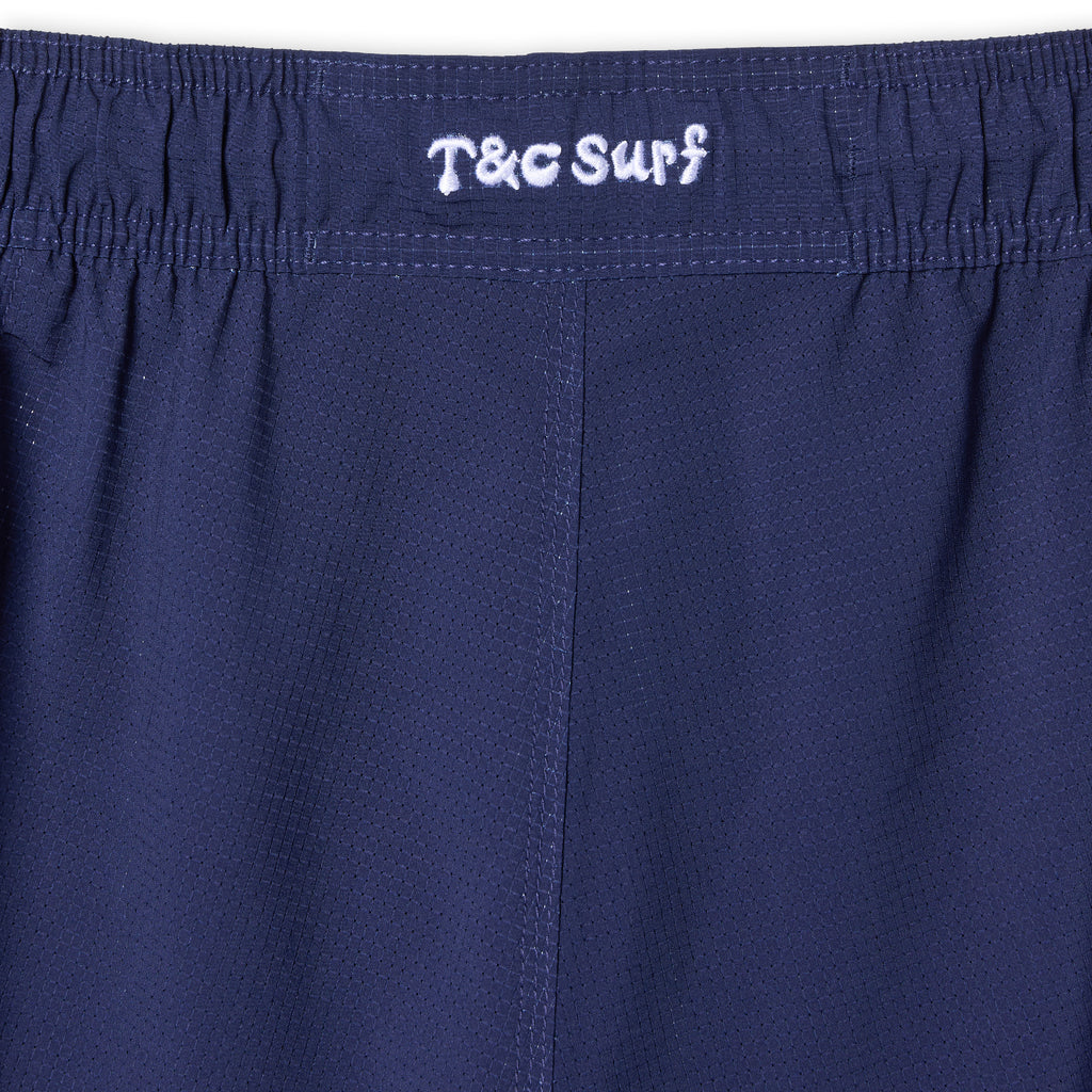 T&C Surf Designs Elastic Scalop 19"  Beach Short-Marine