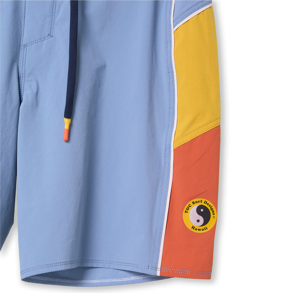 T&C Surf Designs Stay Stoked 20" Bshort-Fadded Denim