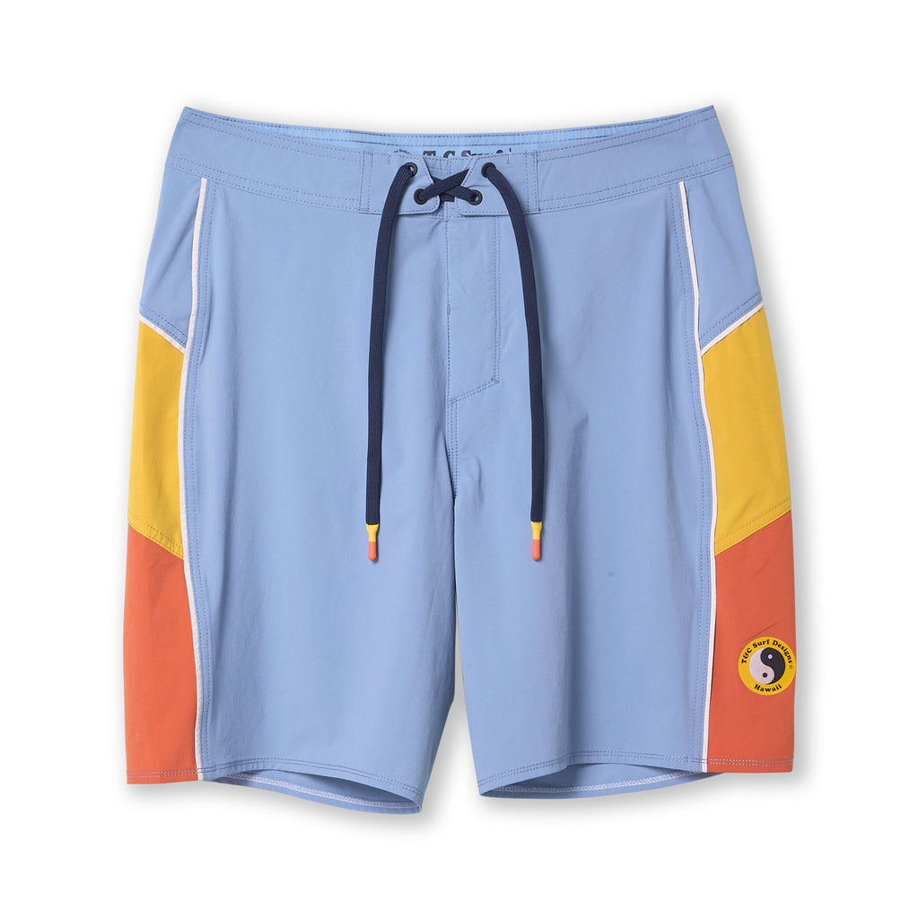 T&C Surf Designs Stay Stoked 20" Bshort-Fadded Denim