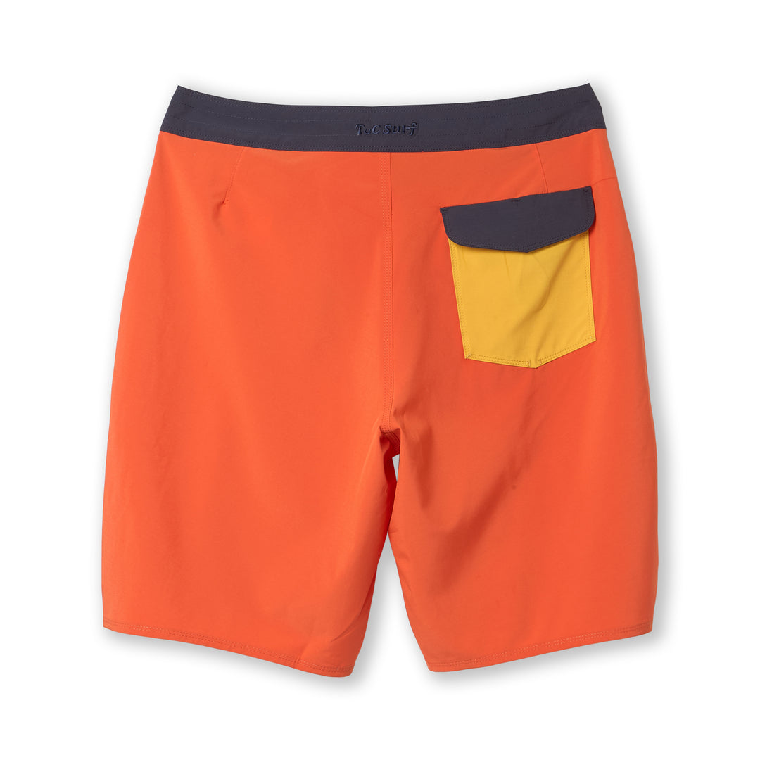 T&C Surf Designs Modern Scalop 20'' Bshort-Rust