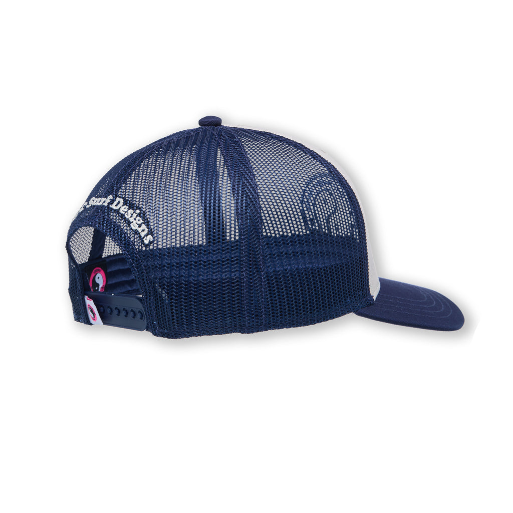 T&C Surf Designs YY Multico Trucker Cap-Natural / D.Navy / Gradient logo