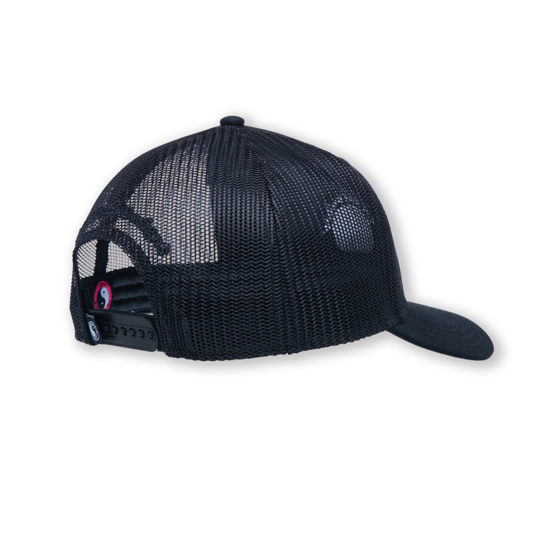 T&amp;C Surf Designs YY Plain Trucker Cap-Black / Black Logo