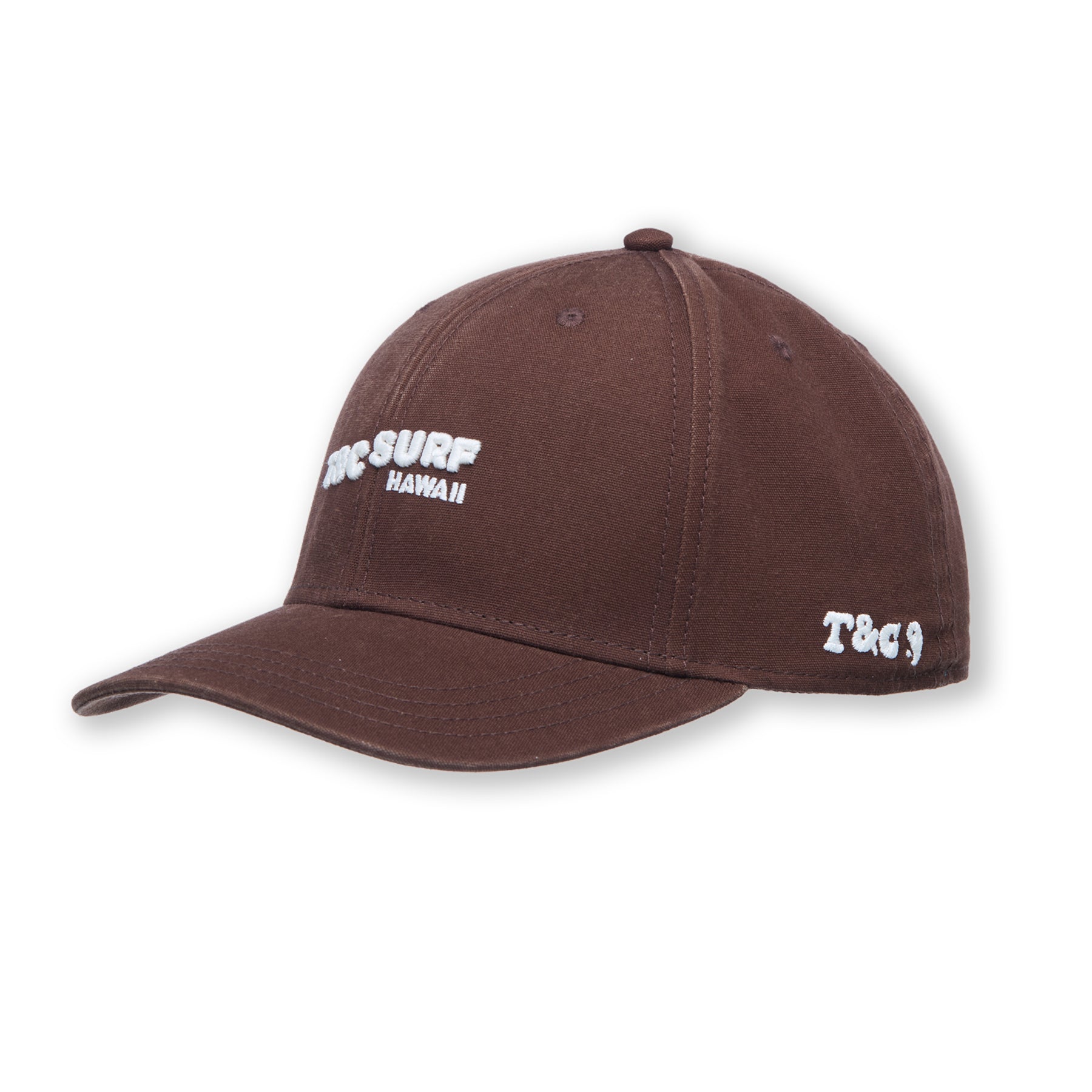 T&C Surf Designs Twisted Basball Cap-Brown