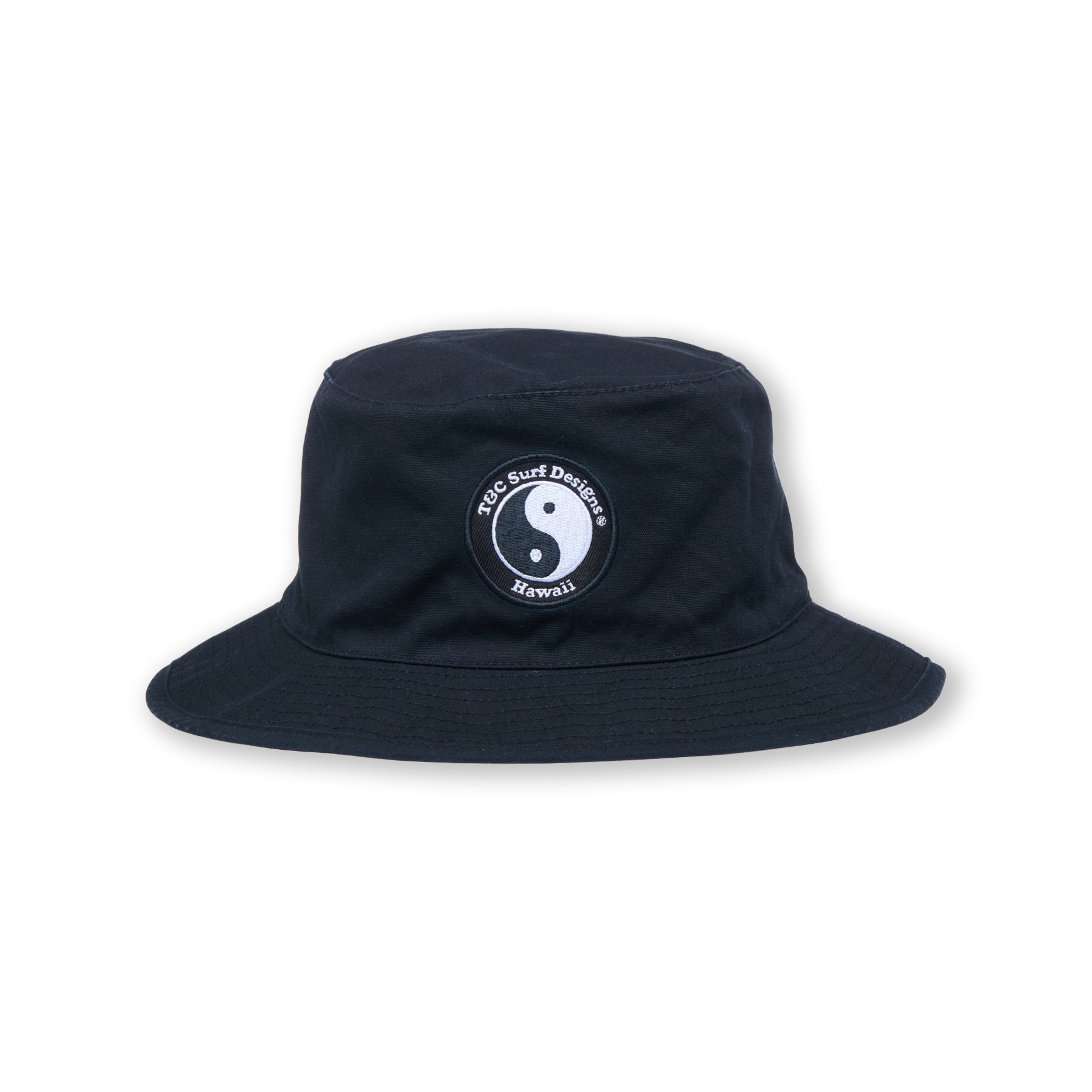 T&C Surf Designs YY Bucket Hat-Black / Black Logo