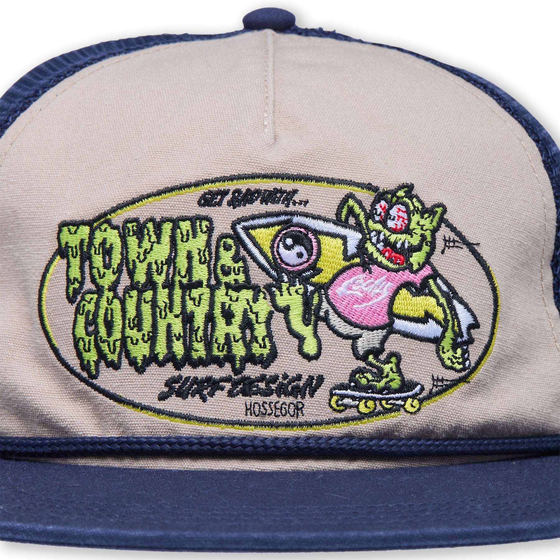 T&C Surf Designs Funco Unstructured Trucker Cap-Navy