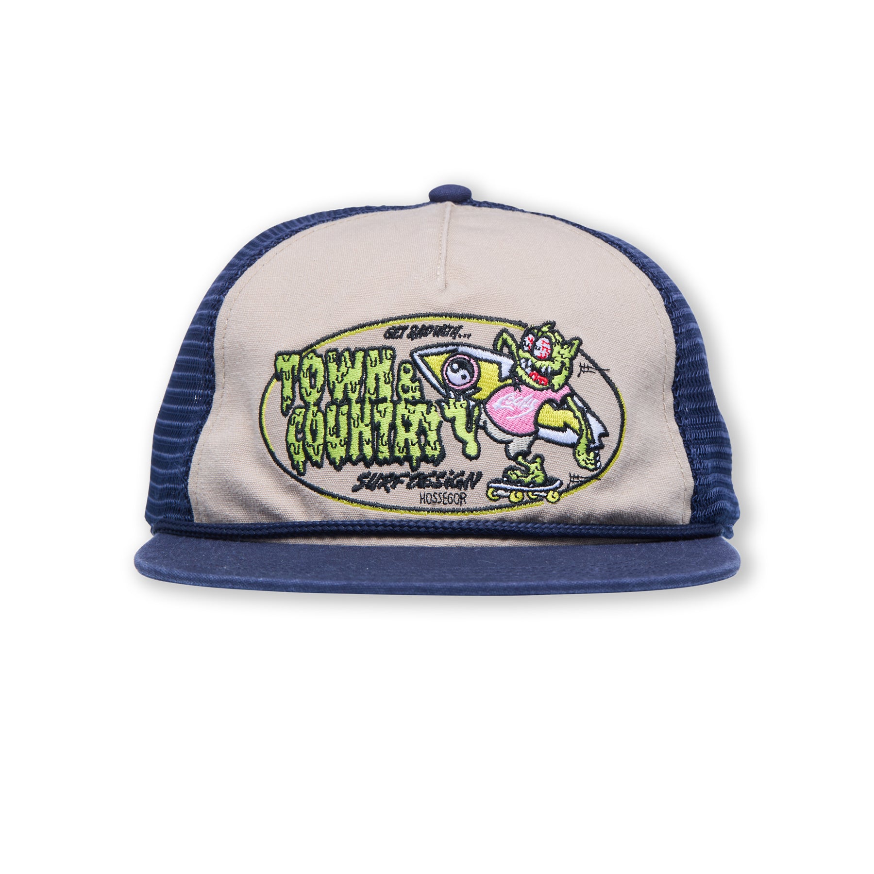 T&C Surf Designs Funco Unstructured Trucker Cap-Navy