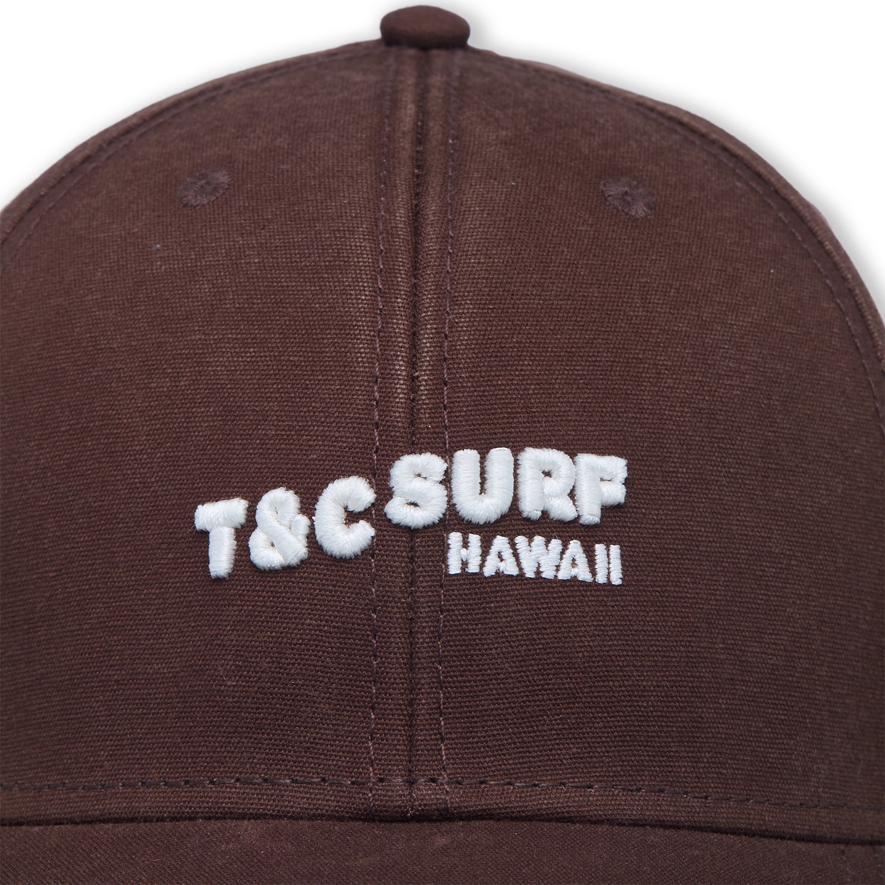 T&C Surf Designs Twisted Basball Cap-Brown