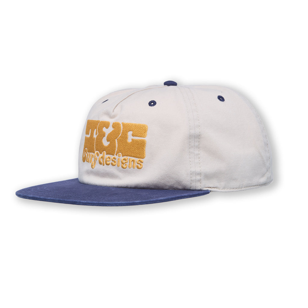 T&C Surf Designs Funco Unstructured Cap-Natural / Navy