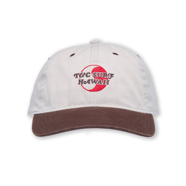 T&C Surf Designs TCSH Dad Cap-Greige / Brown