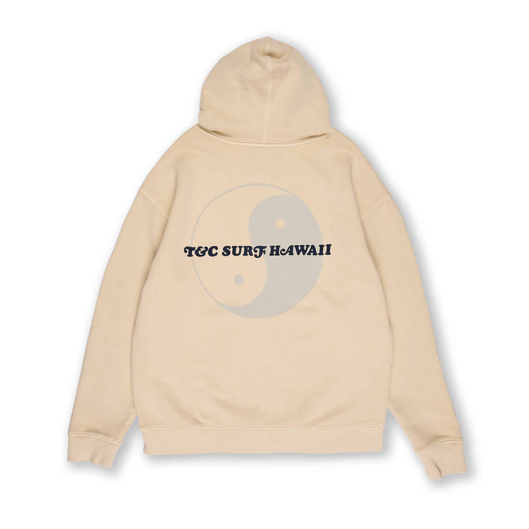 T&C Surf Designs TCSH Heavy Zip Hoodie Sweat-Greige