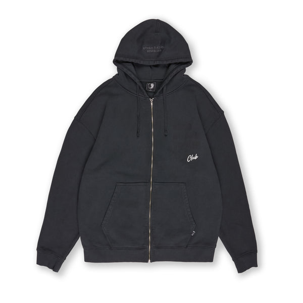 T&C Surf Designs Owner Full Zip Sweat Hoodie-Black