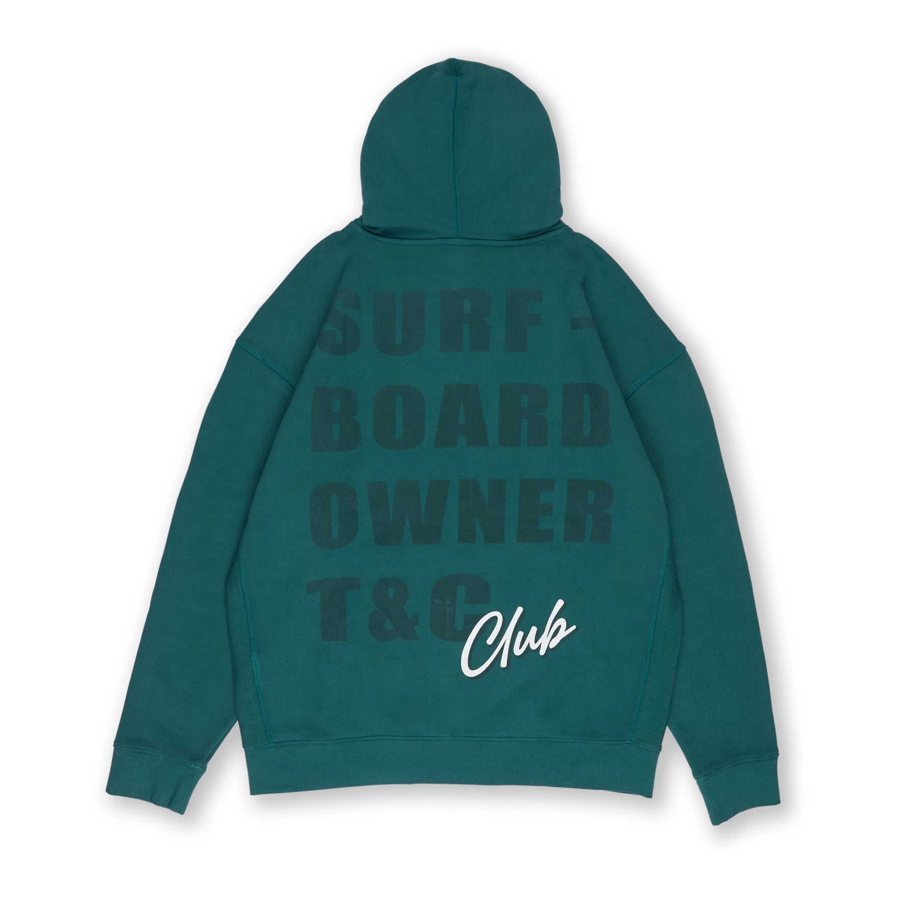 T&C Surf Designs Owner Full Zip Sweat Hoodie-Green Sea
