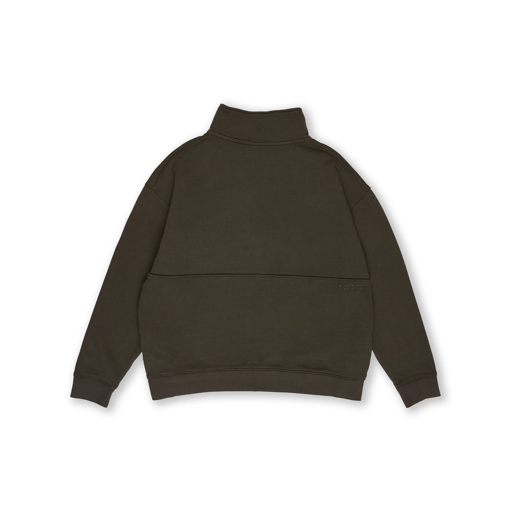 T&amp;C Surf Designs TCSH Quarter Zip Sweat-Brown