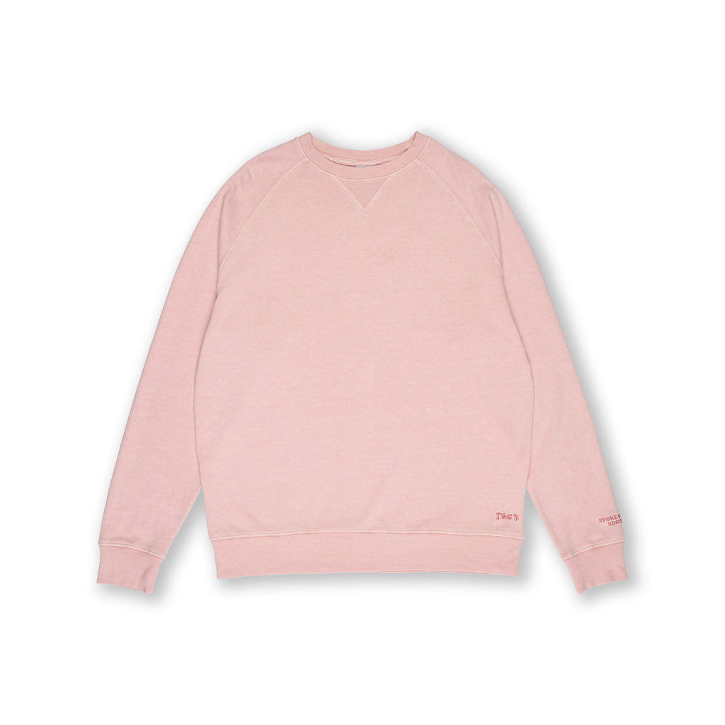 T&amp;C Surf Designs OG Plain Crew Sweat-Old Pink