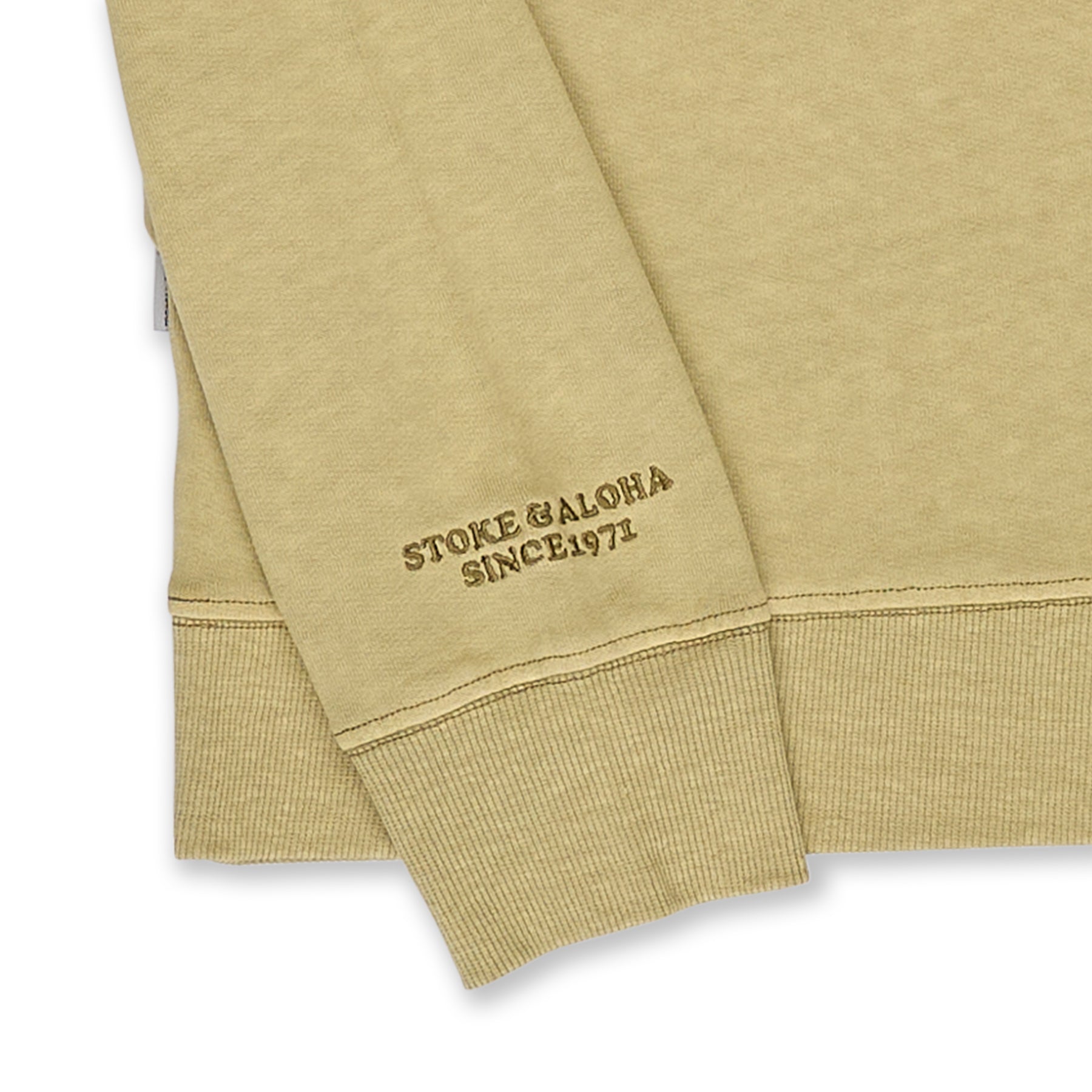 T&amp;C Surf Designs OG Plain Crew Sweat-Moss