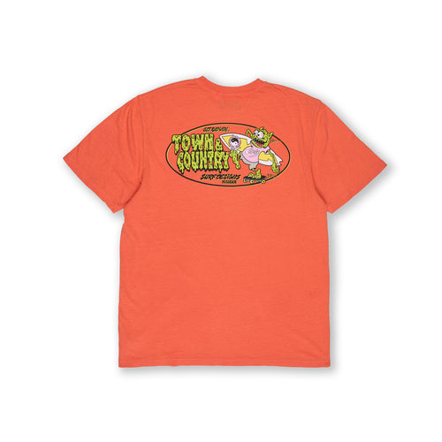 T&amp;C Surf Designs Get Rad S/S Tee-Used Red