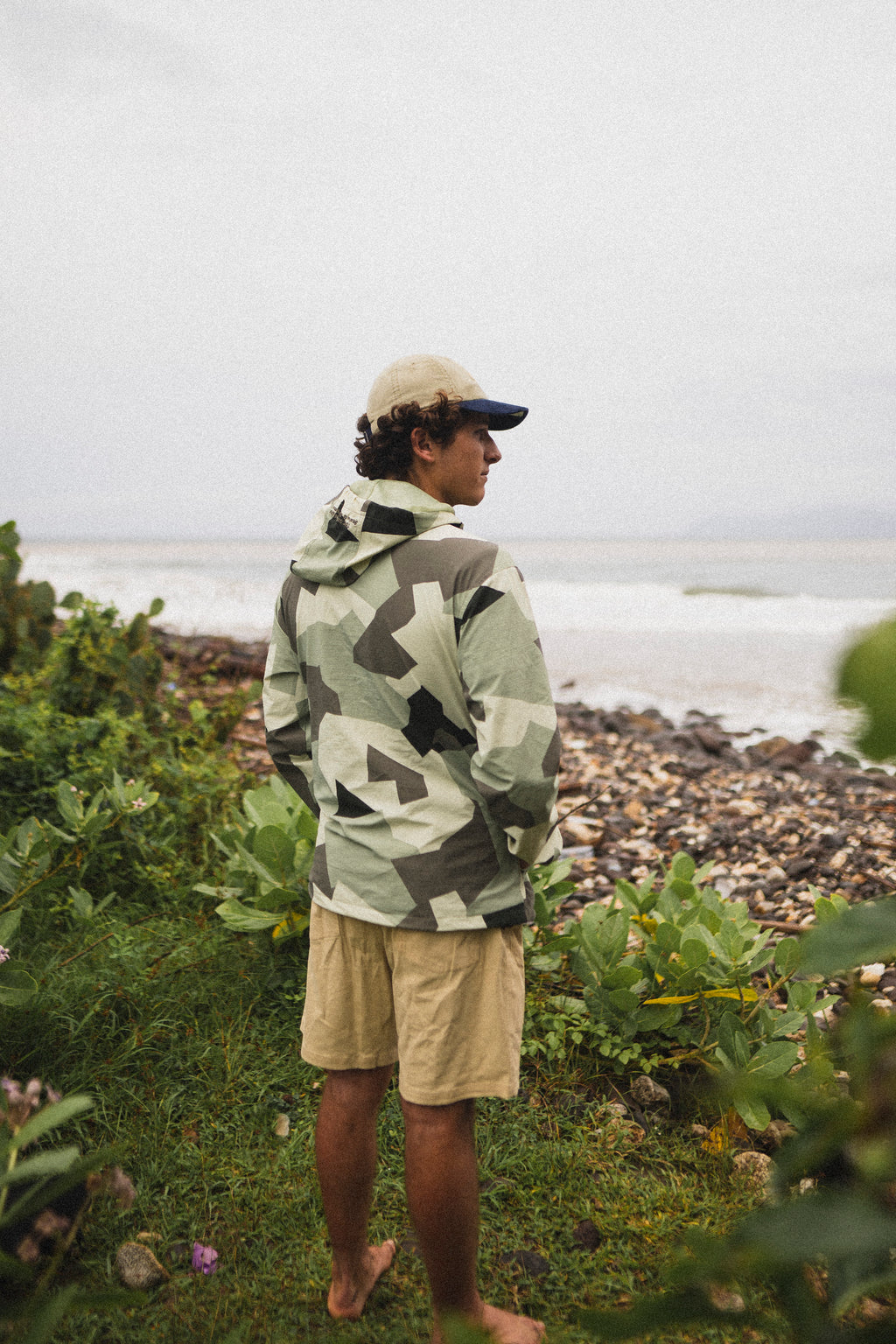 T&C Surf Designs Hooded Coach Jacket - Camo