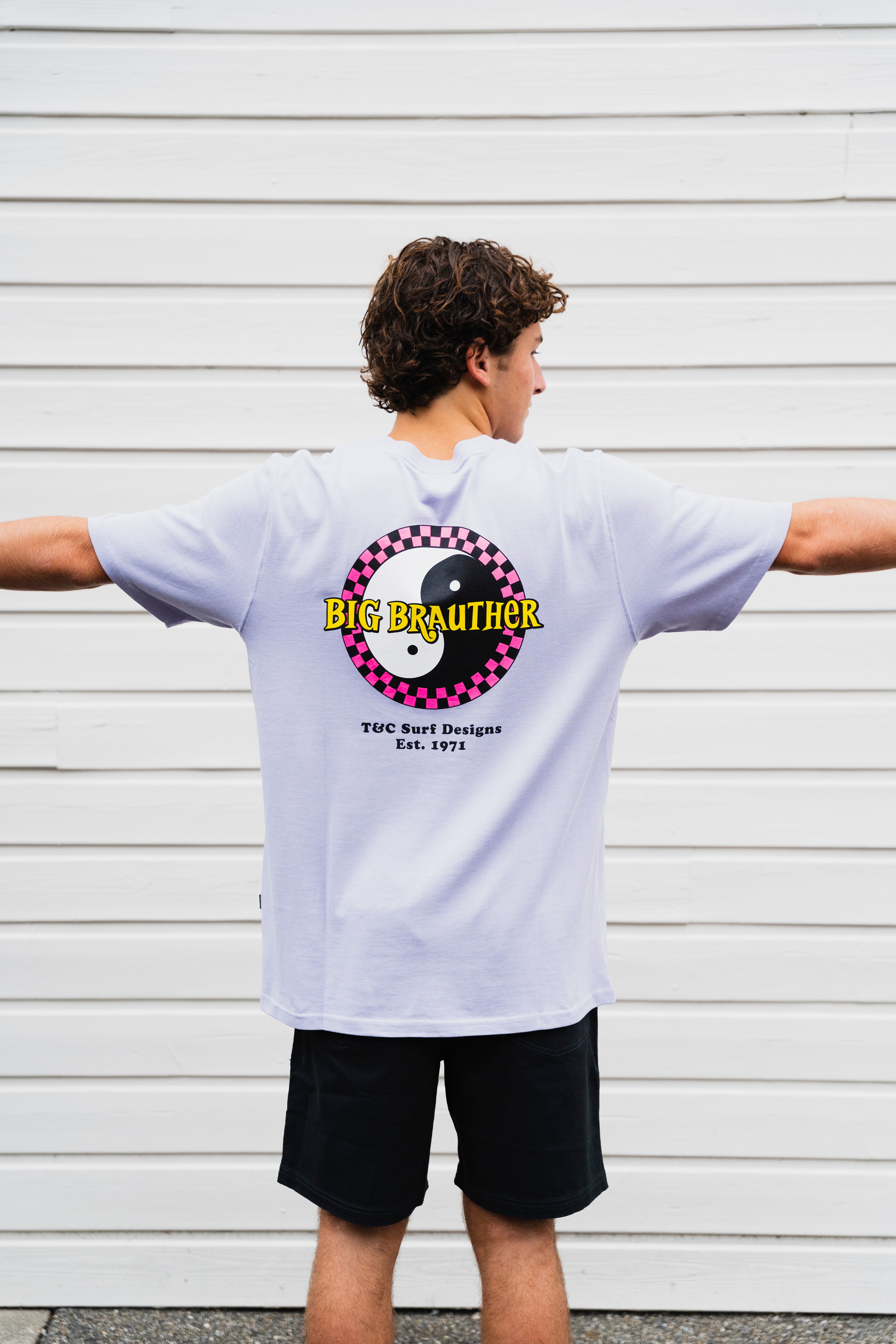 BIG BRAUTHER X T&amp;C Surf Designs T-shirt - Washed Lavender