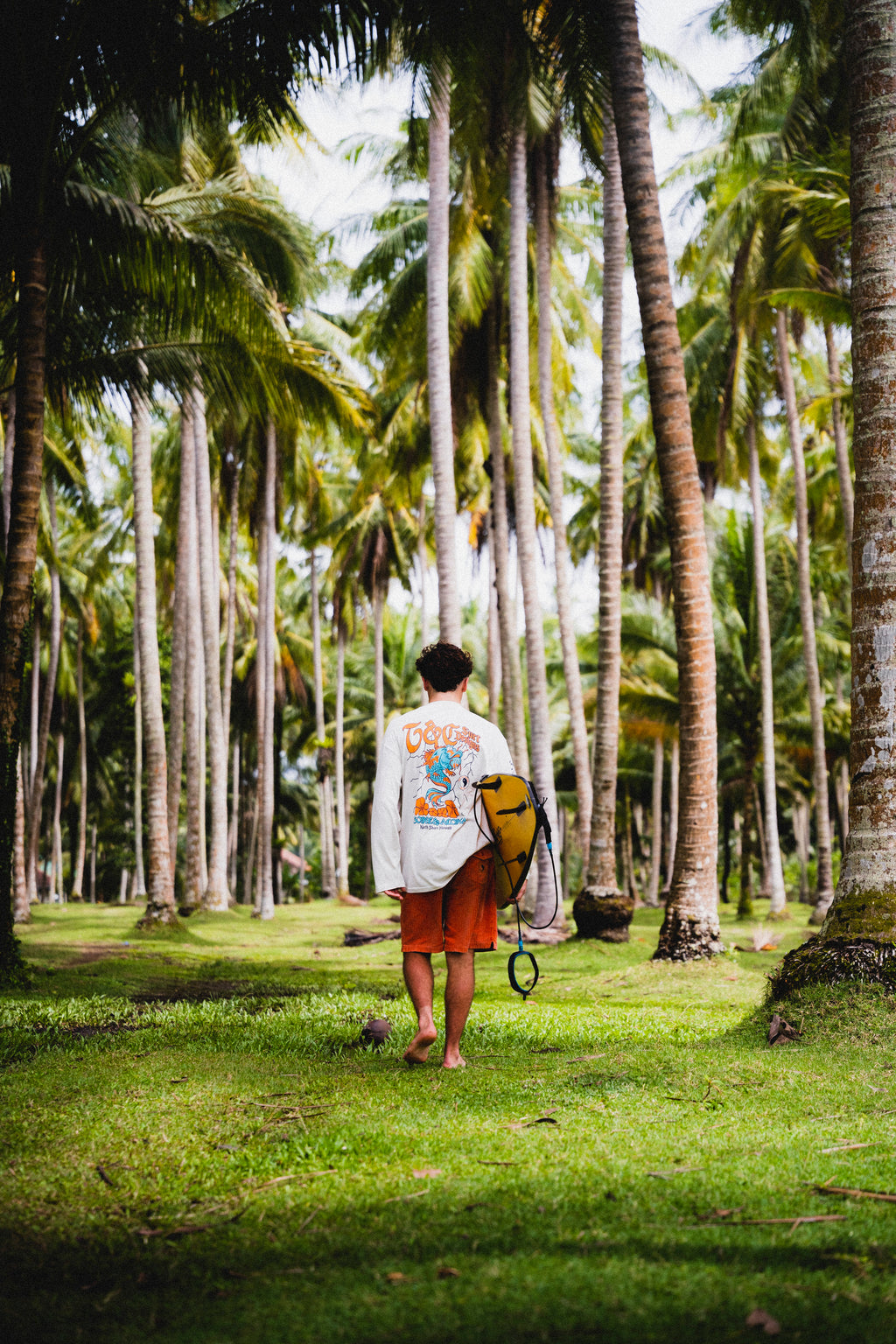 T&C Surf Designs Koï Lightning  L/S Tee-Light Grey