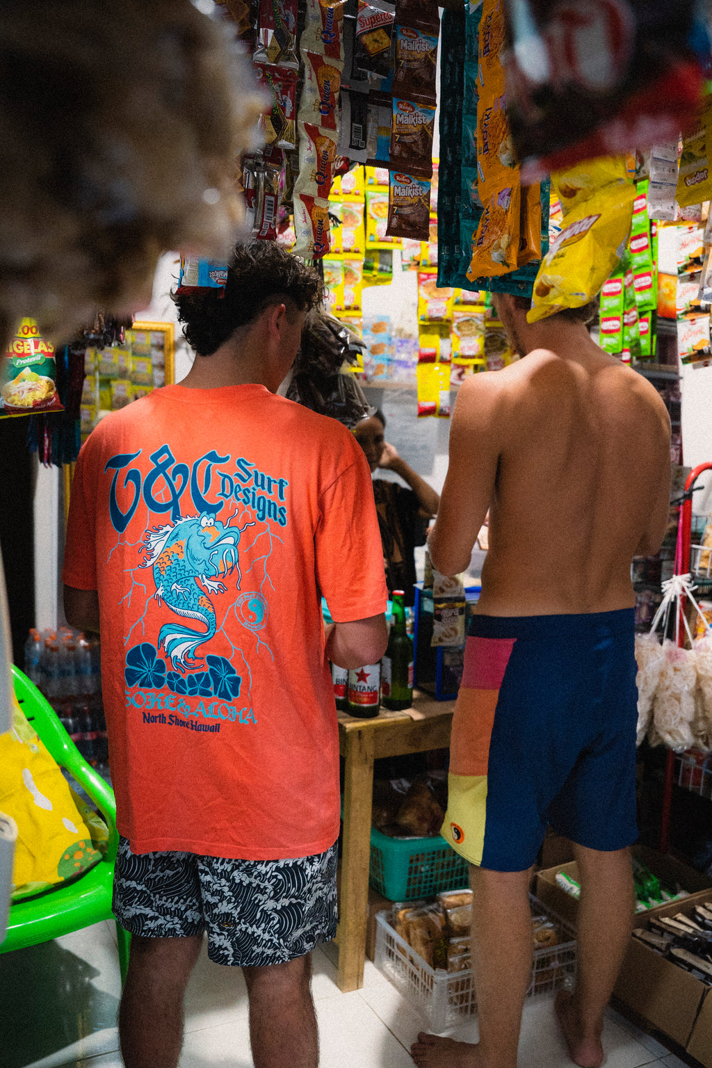 T&C Surf Designs Funco Koi S/S Tee-Used Red