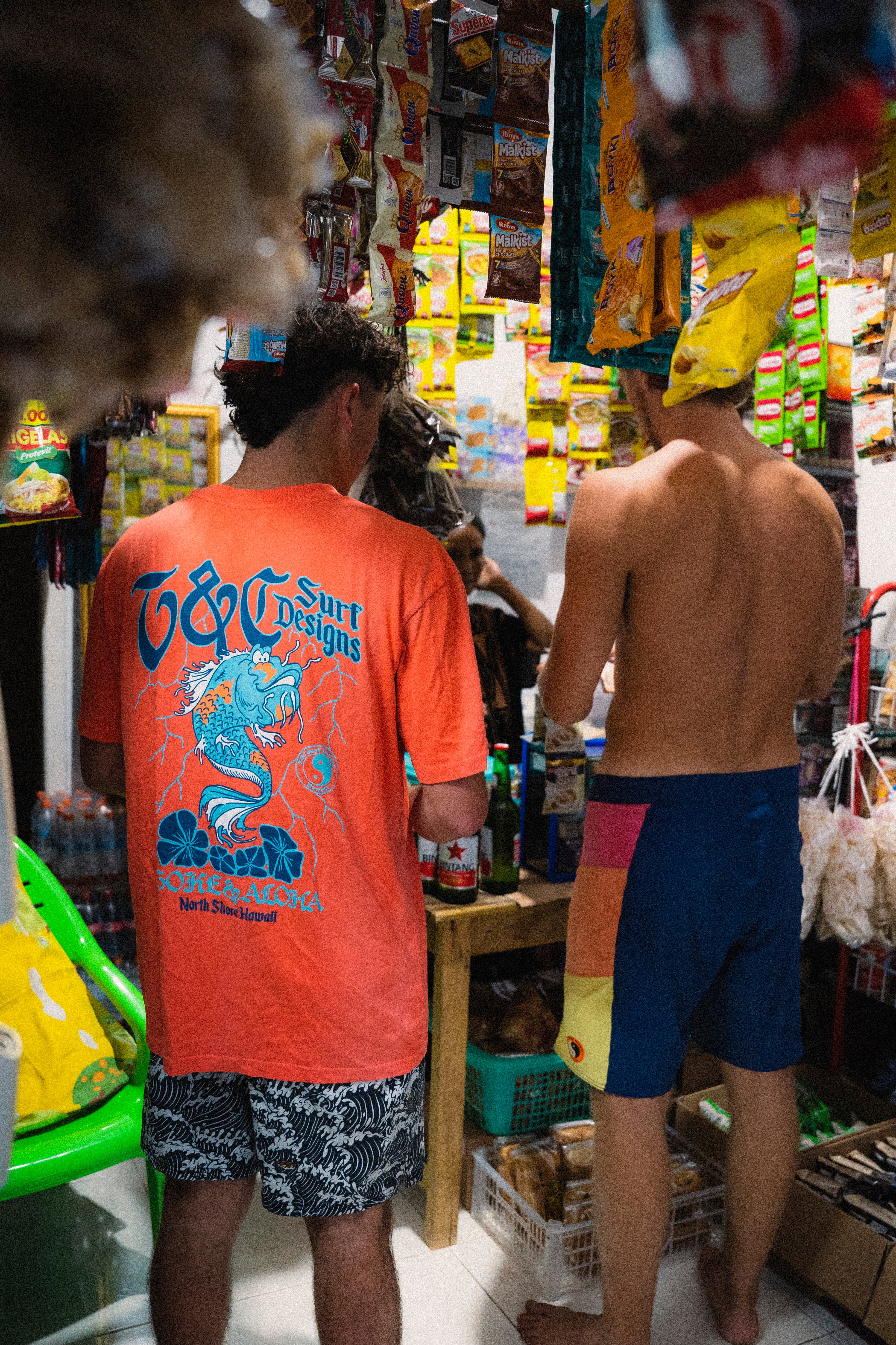 T&C Surf Designs Funco Koi S/S Tee-Used Red