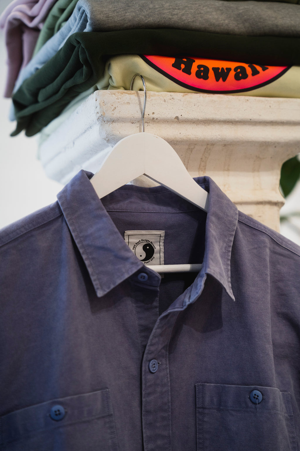 T&C Surf Designs Town Over Shirt - Washed Lavender