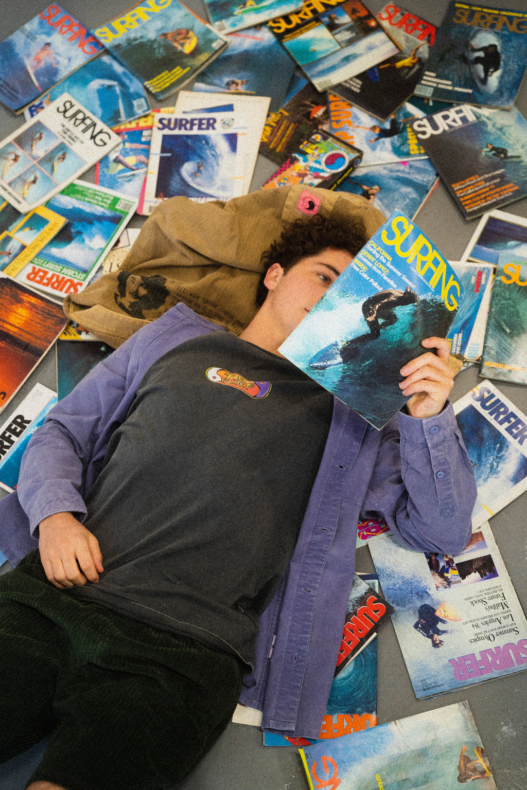 T&C Surf Designs 80's S/S T-Shirt - Washed Black