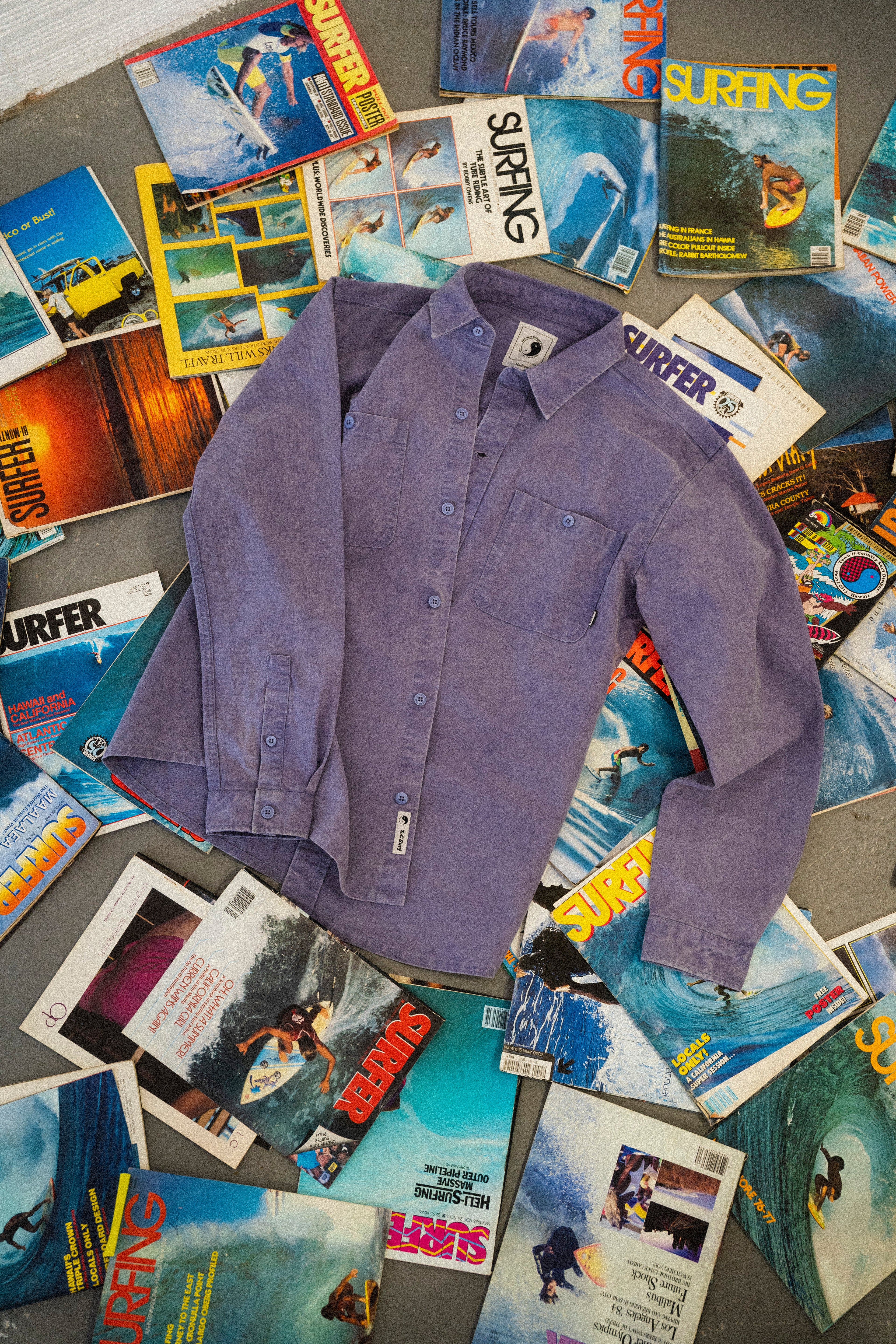 T&C Surf Designs Town Over Shirt - Washed Lavender