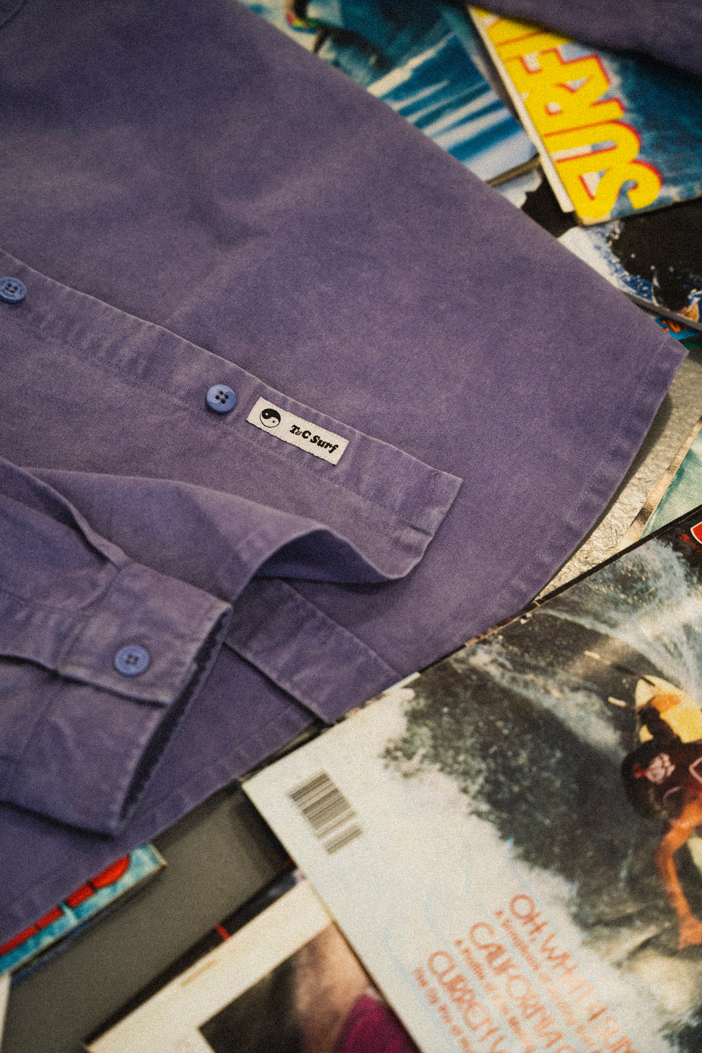 T&C Surf Designs Town Over Shirt - Washed Lavender