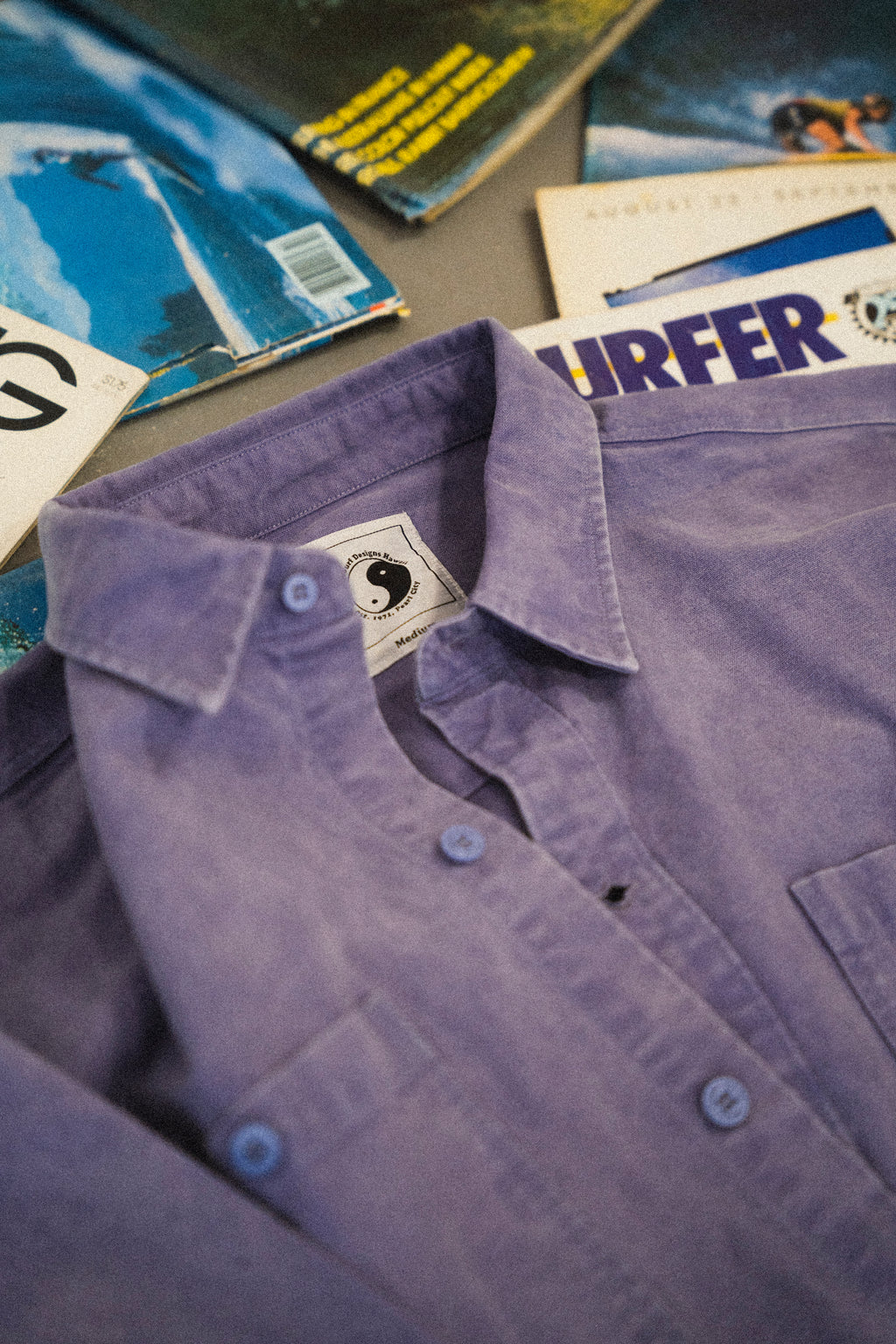 T&C Surf Designs Town Over Shirt - Washed Lavender