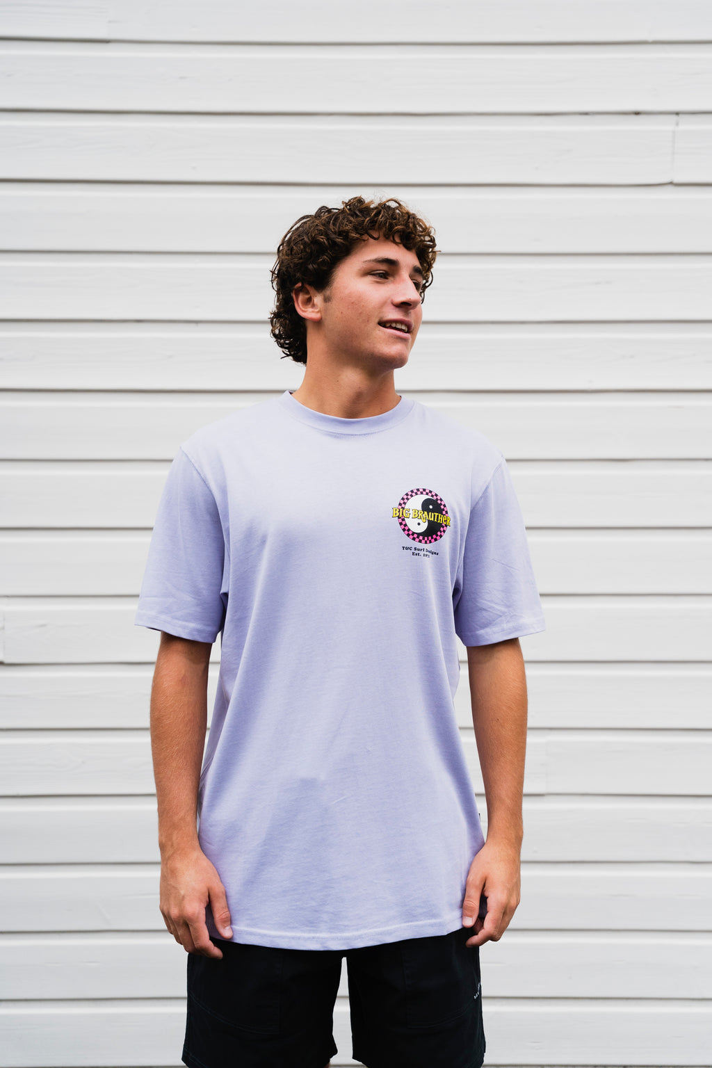 BIG BRAUTHER X T&amp;C Surf Designs T-shirt - Washed Lavender