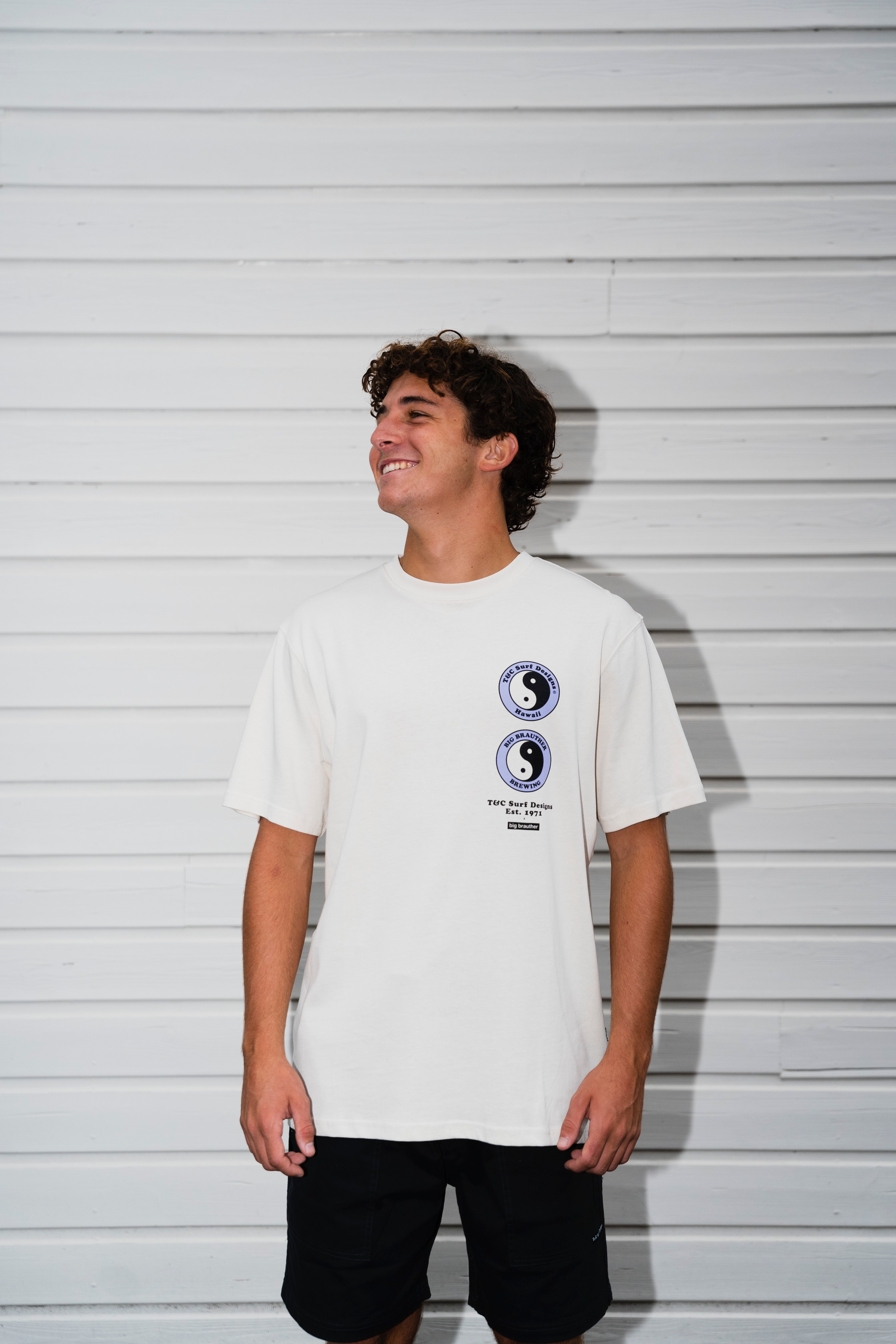 BIG BRAUTHER X T&amp;C Surf Designs T-shirt - Off White