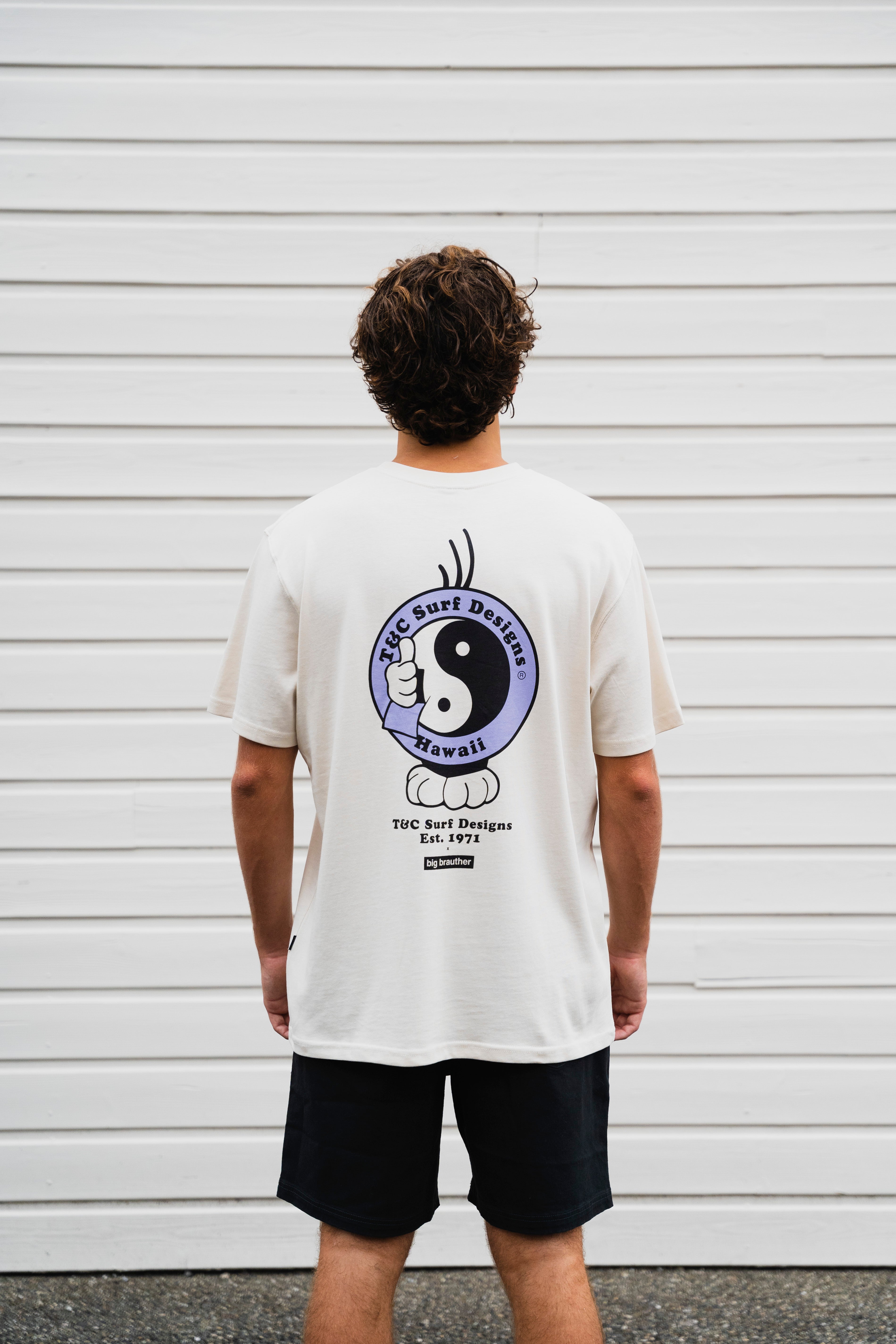 BIG BRAUTHER X T&amp;C Surf Designs T-shirt - Off White