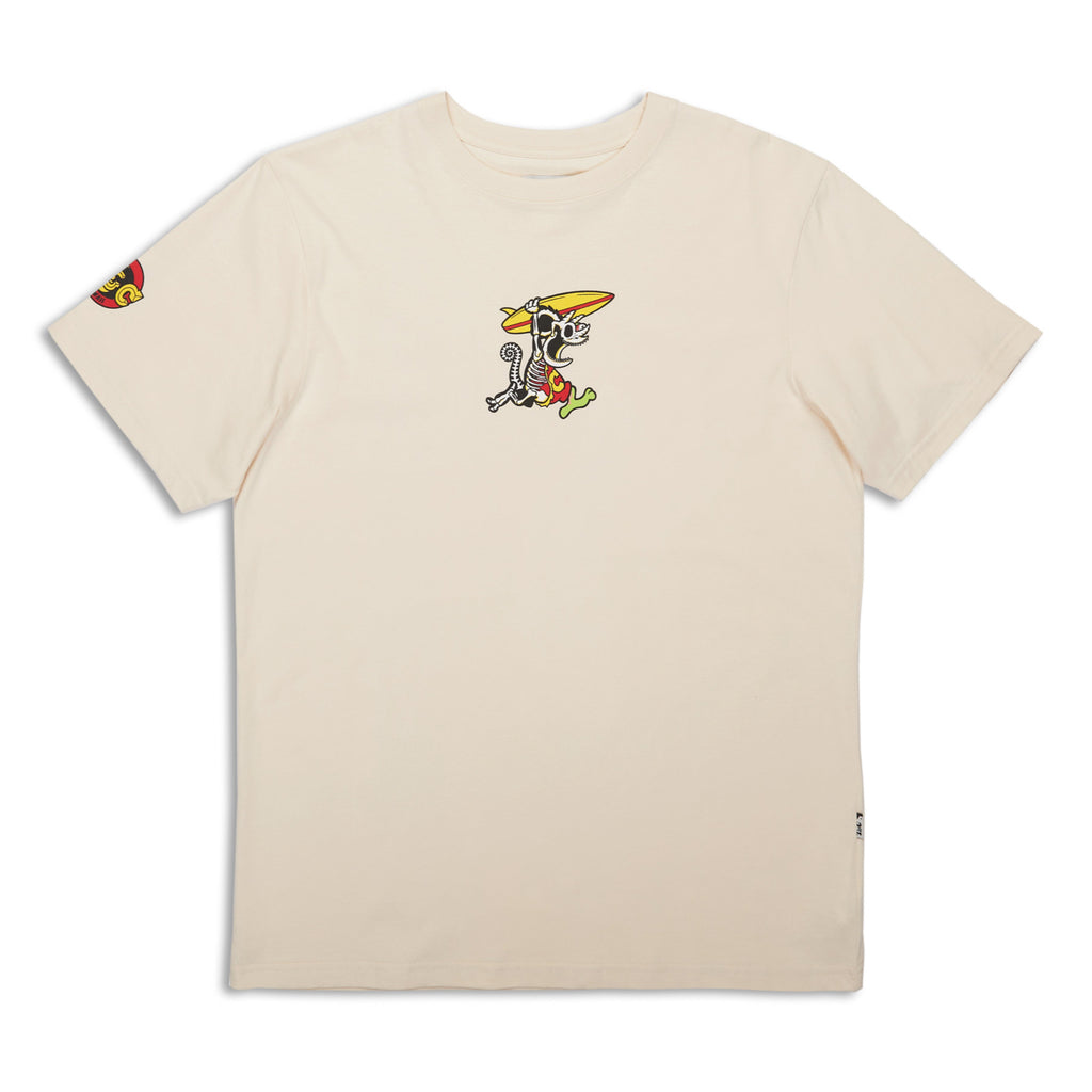 T&C Surf Designs Jon Fink Skull S/S T-Shirt - Greige
