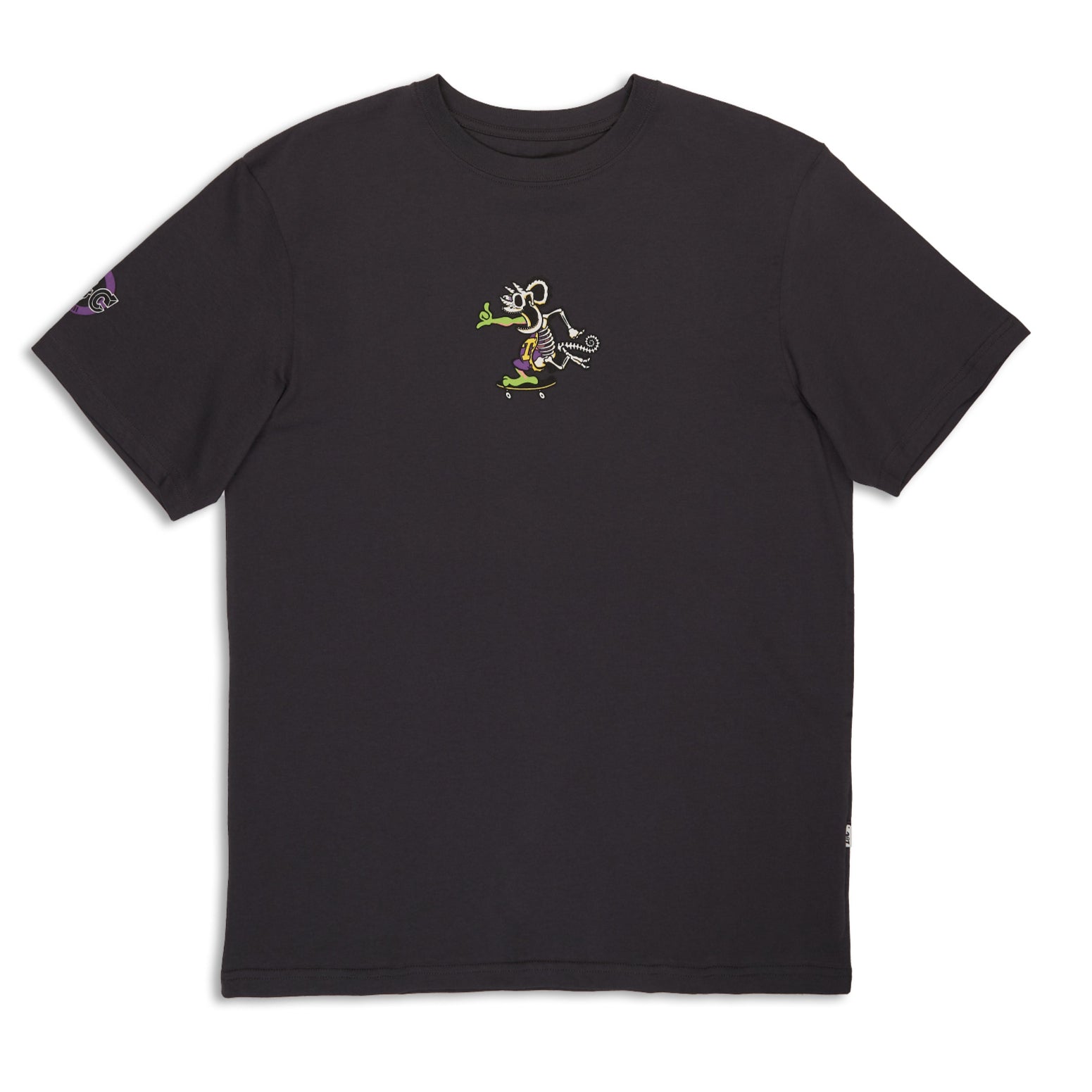 T&C Surf Designs Jon Fink Skull S/S T-Shirt Washed-Black