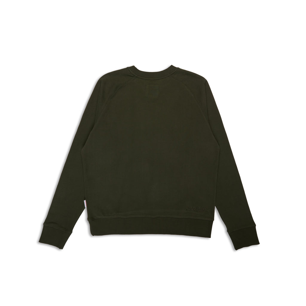 T&C Surf Designs Retro Crew Sweat - Dark Military