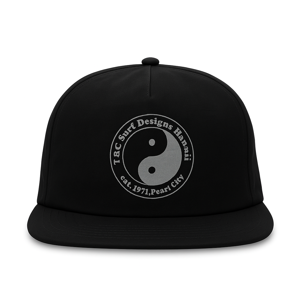 T&C Surf Designs OG Tech Unstructured Cap- Black