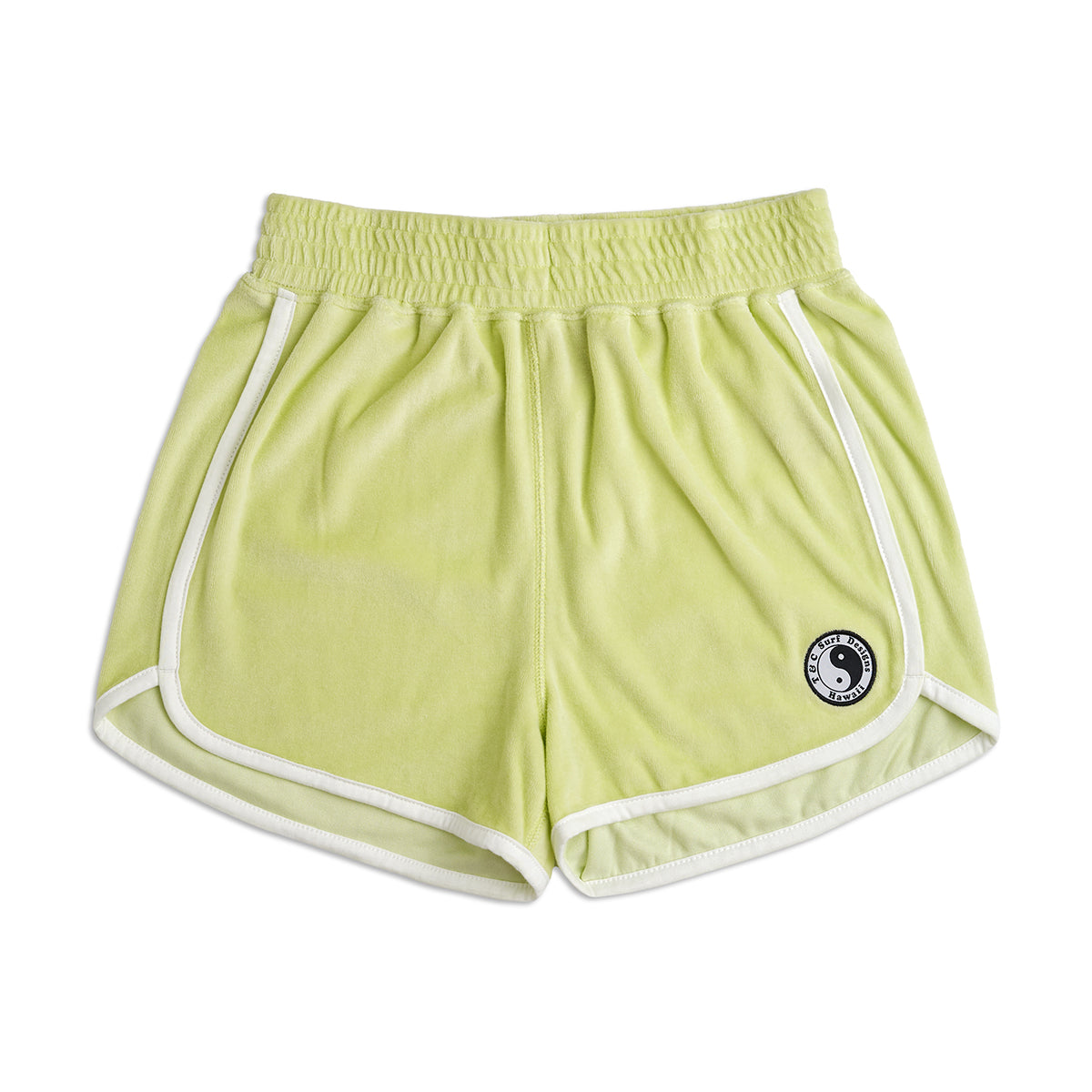 Aloha Velours Shorts - Washed Lime