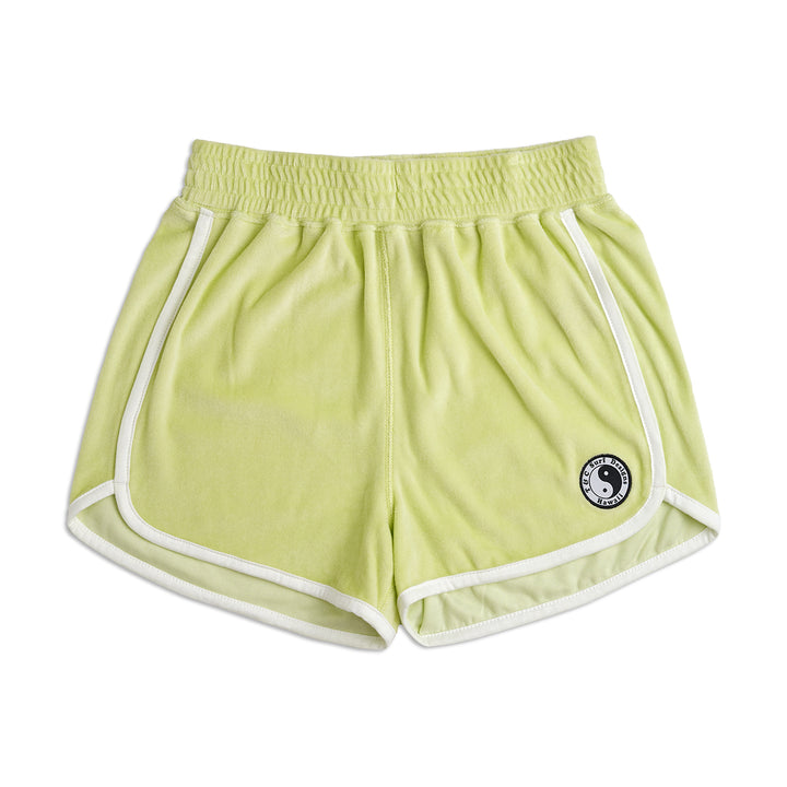 Aloha Velours Shorts - Washed Lime