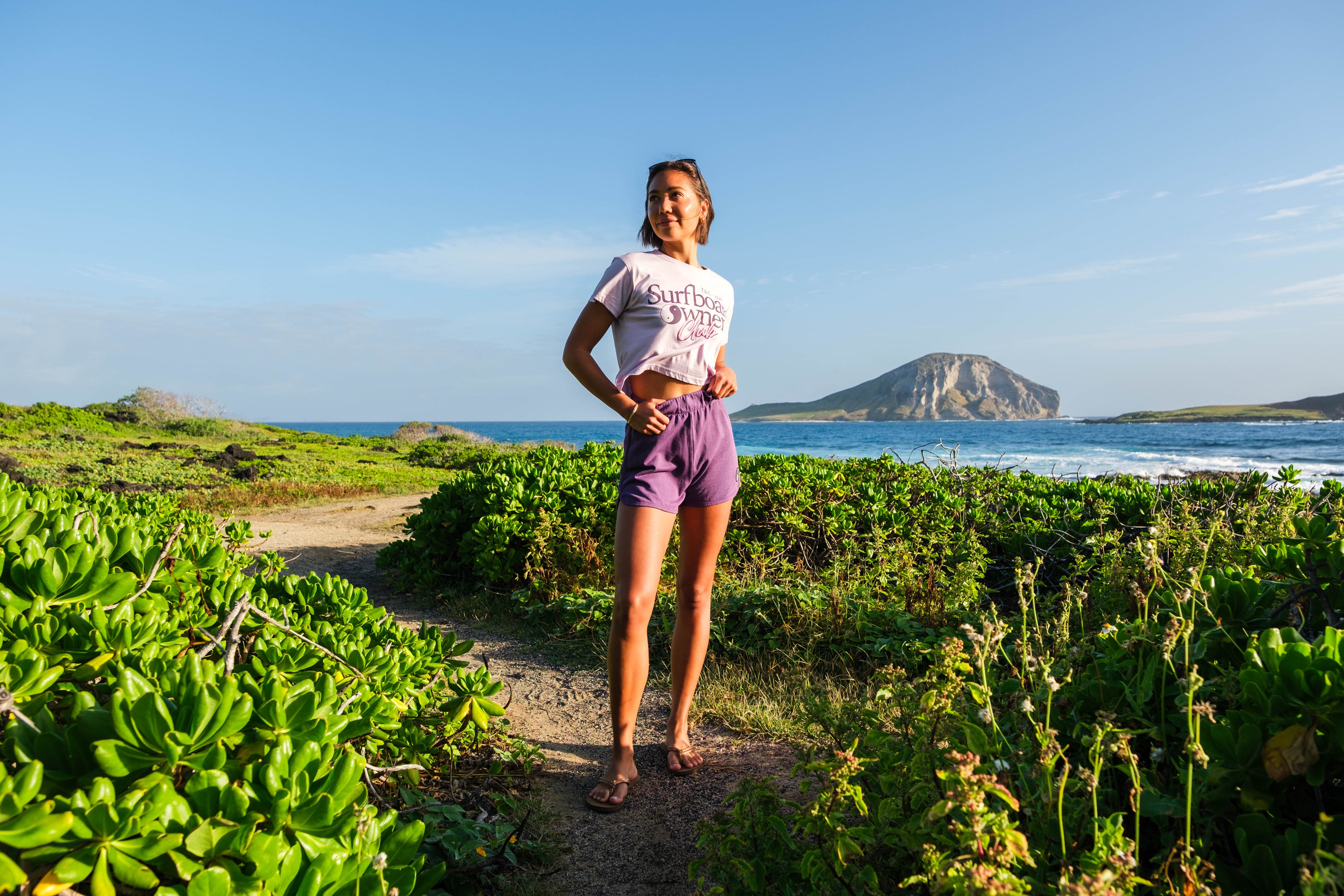 Owner Crop T-shirt manches courtes -Lavender