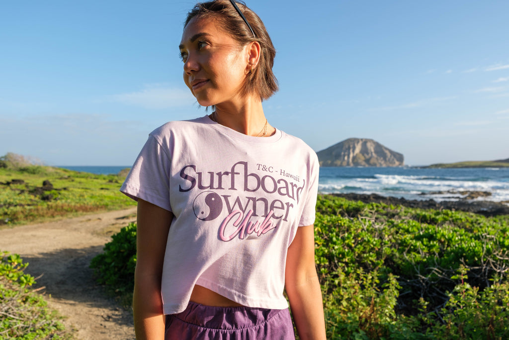 Owner Crop T-shirt manches courtes -Lavender