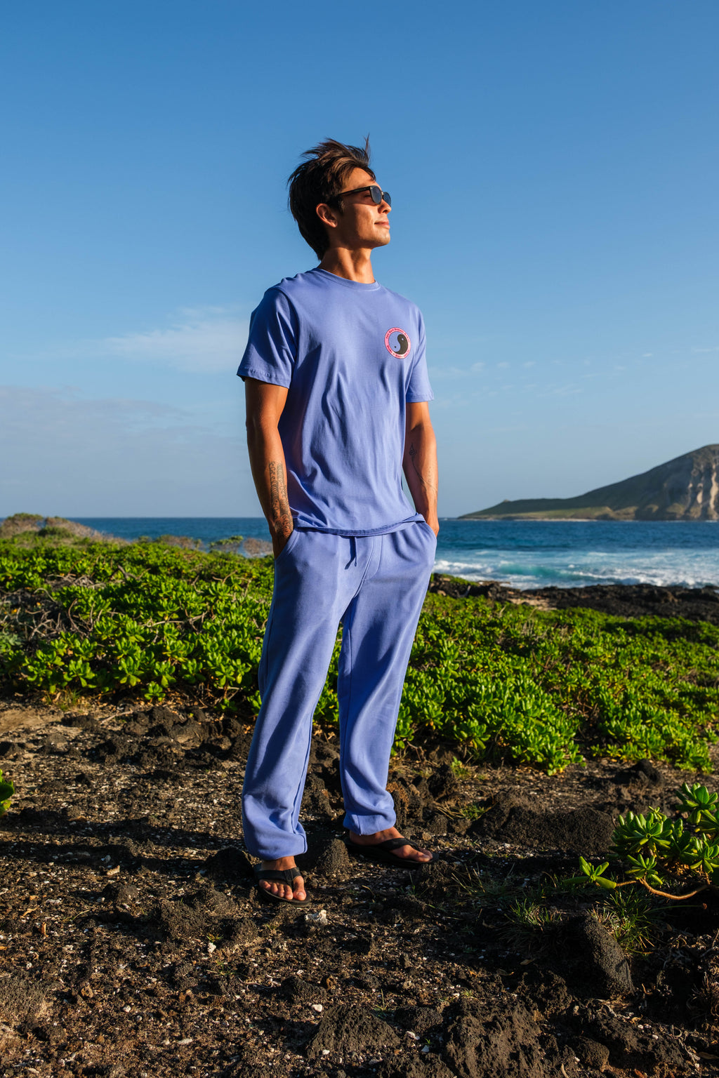 T&amp;C Surf Designs YY 71 Logo S/S Tee-Blueberry