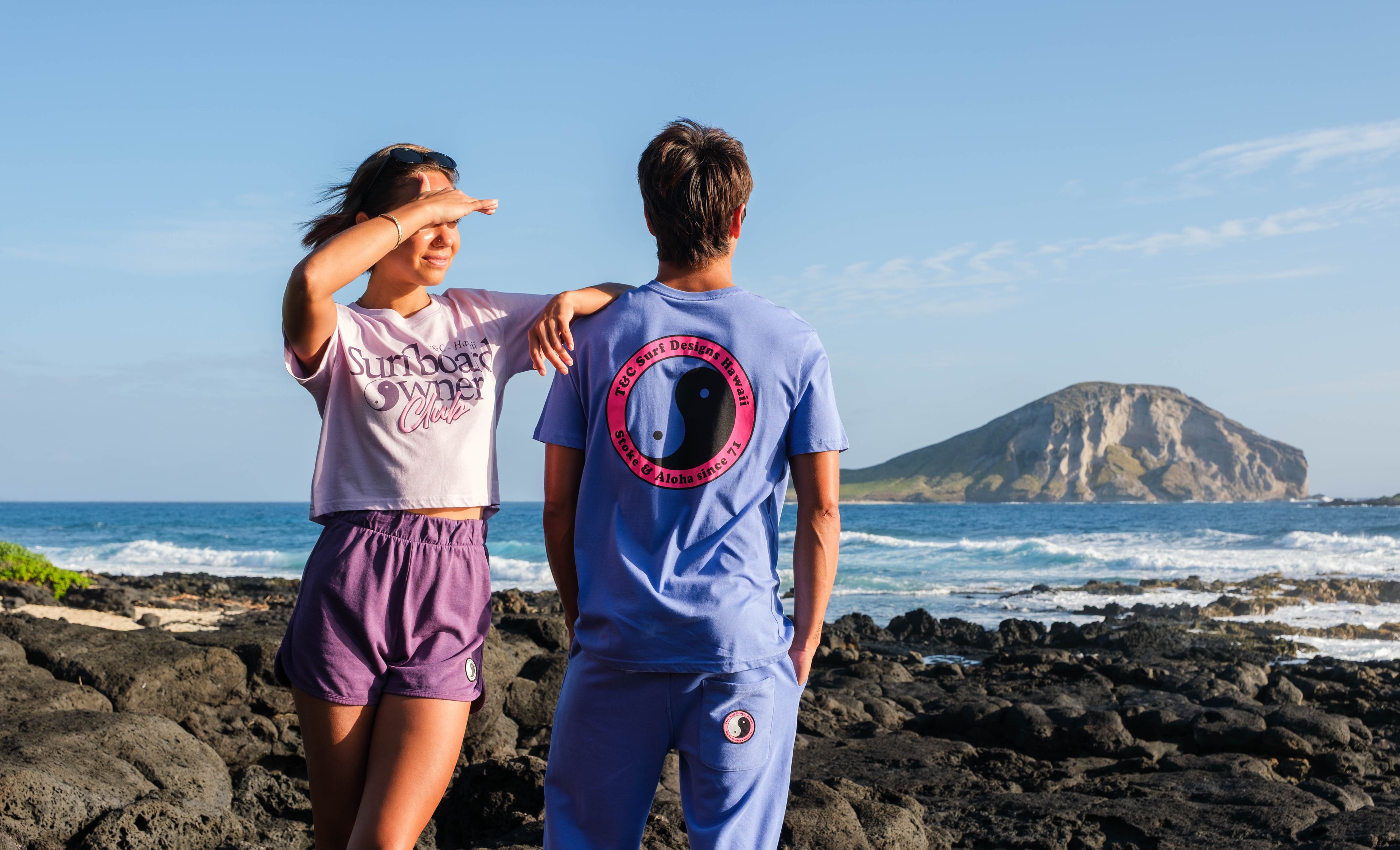 T&amp;C Surf Designs YY 71 Logo S/S Tee-Blueberry