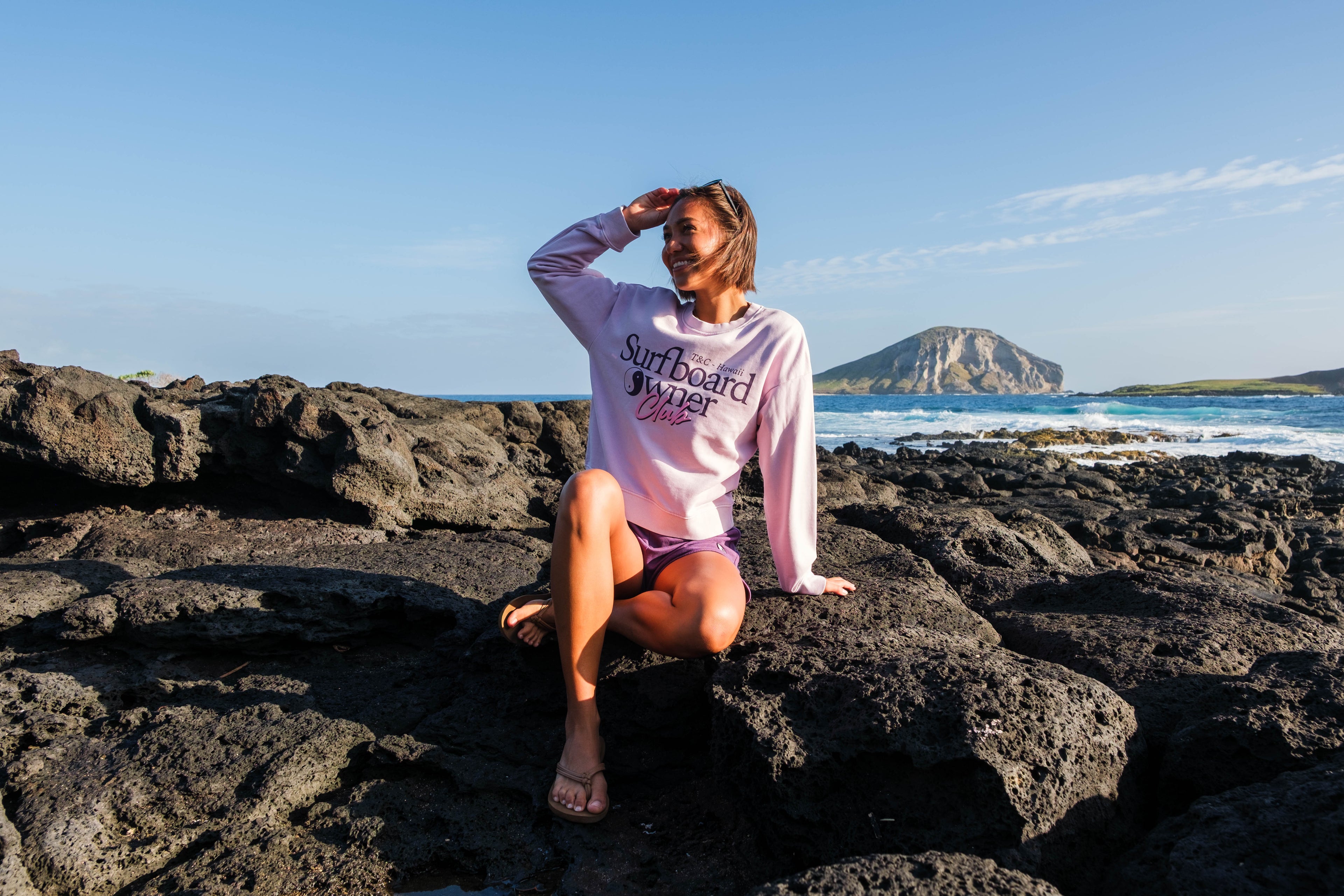 Owner Crew Sweat-Lavender